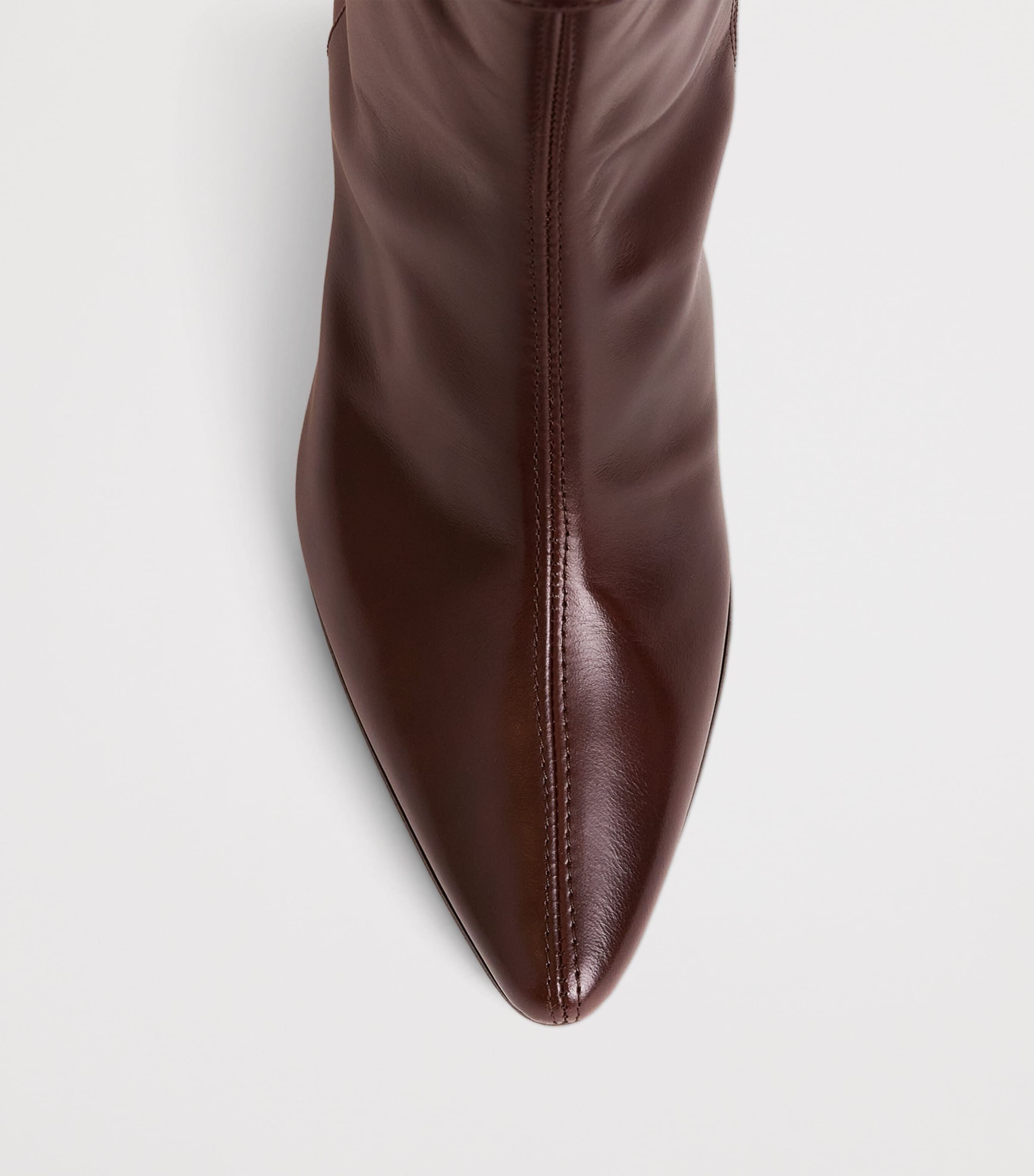 Leather Ankle Boots 70 CHOCOLATE Image 5