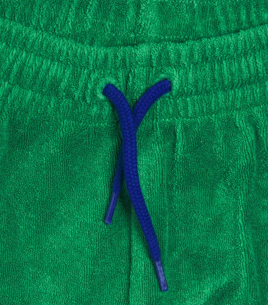 Mini Rodini Cotton Terry Table Tennis Patch Sweatpants (3-11 Years) Image 3