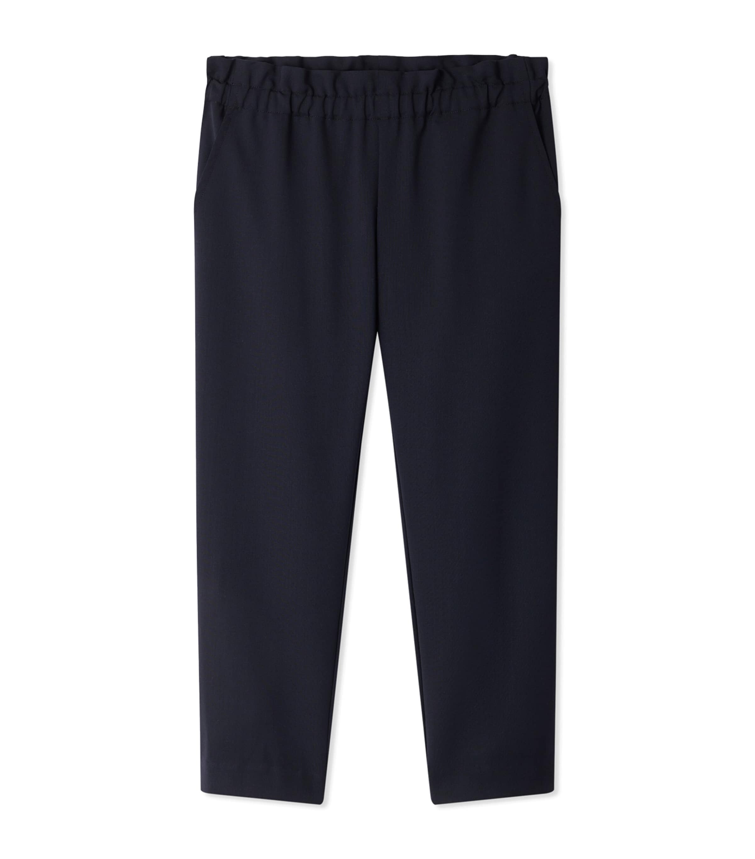 Bonpoint Wool-Blend Straight-Leg Trousers (4-8 Years) Marine Image 1