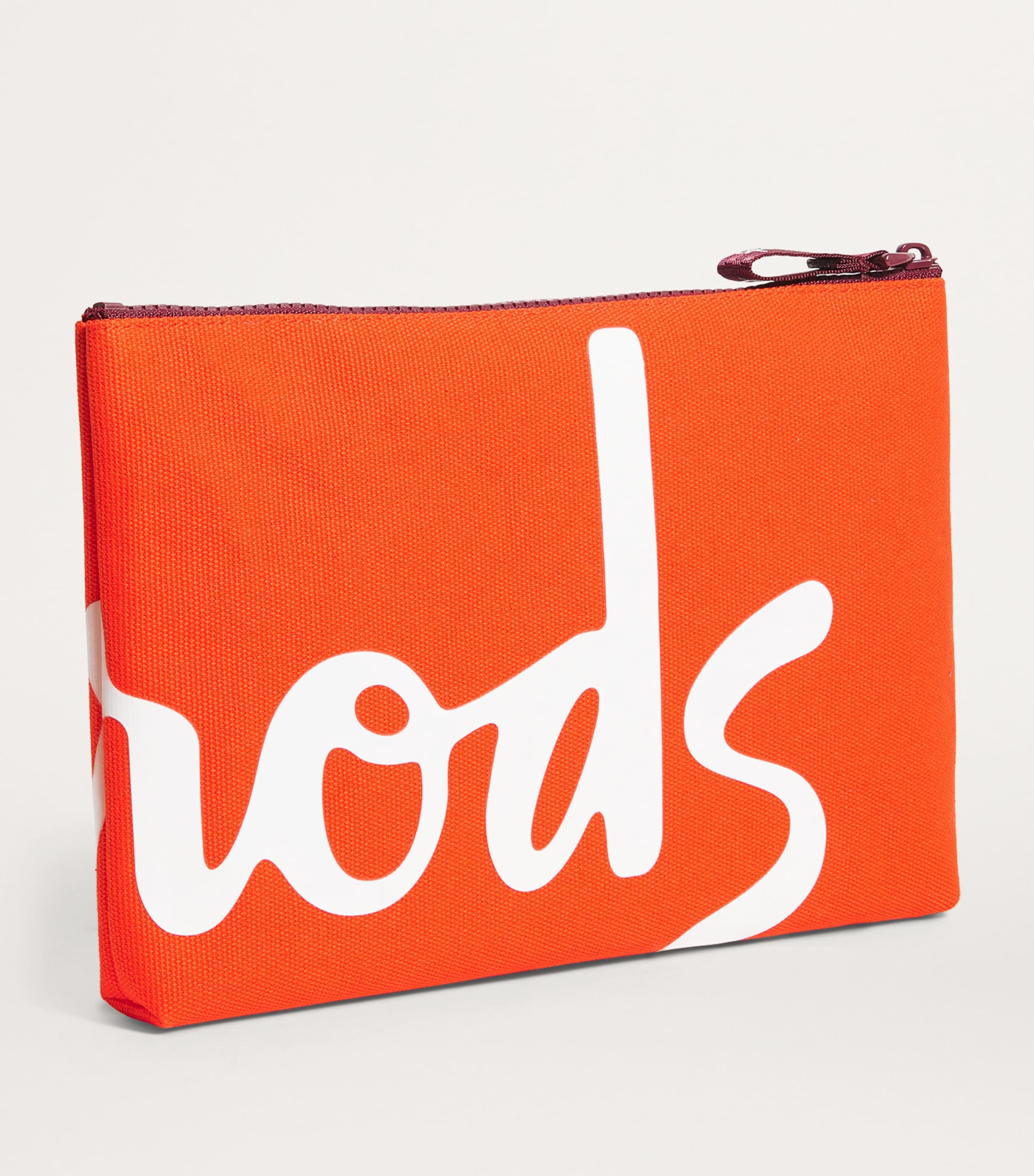 Medium Cotton Logo Pouch ORANGE Image 2