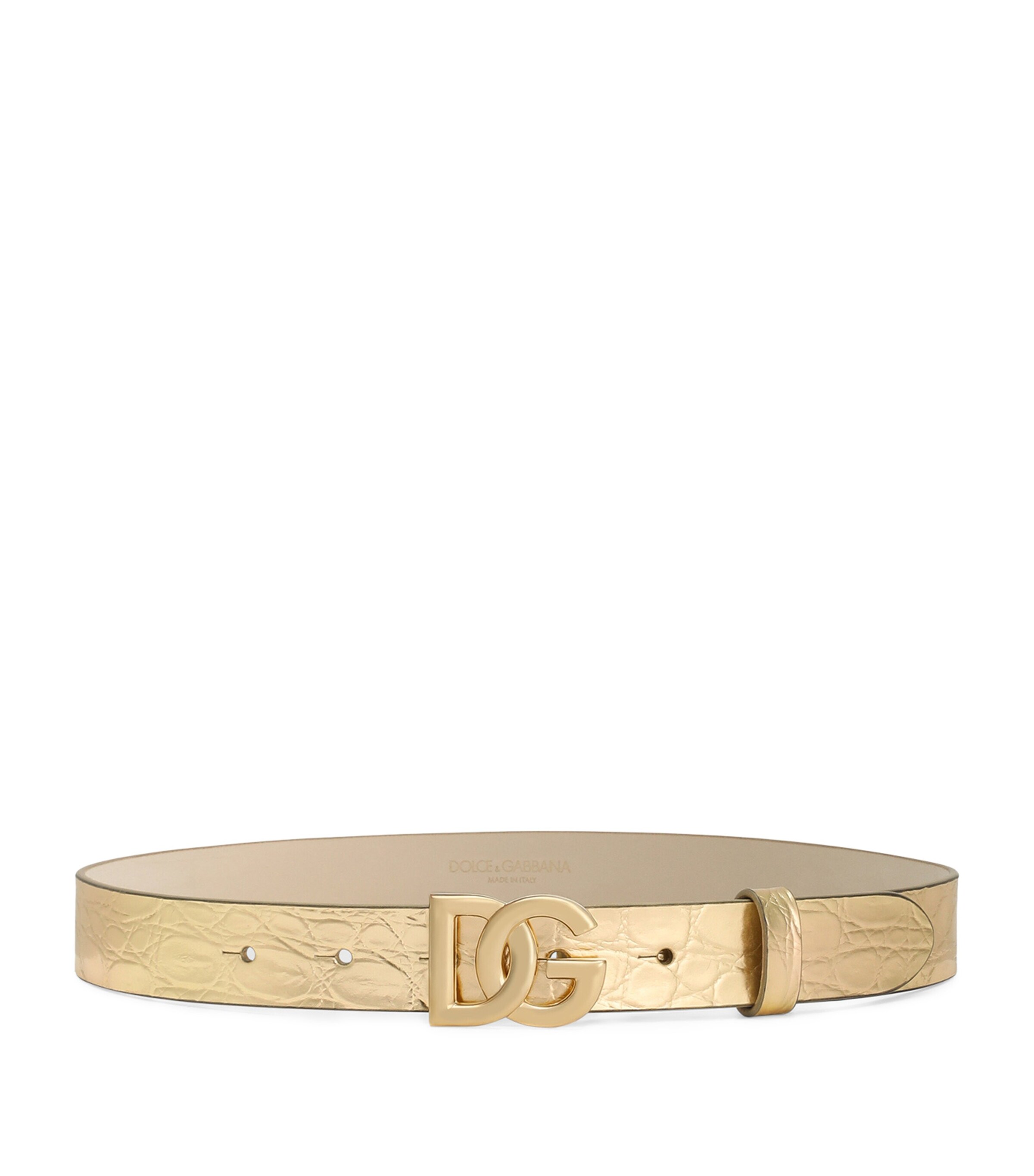 Dolce&Gabbana Kids Multi Logo Buckle Belt | Harrods UK