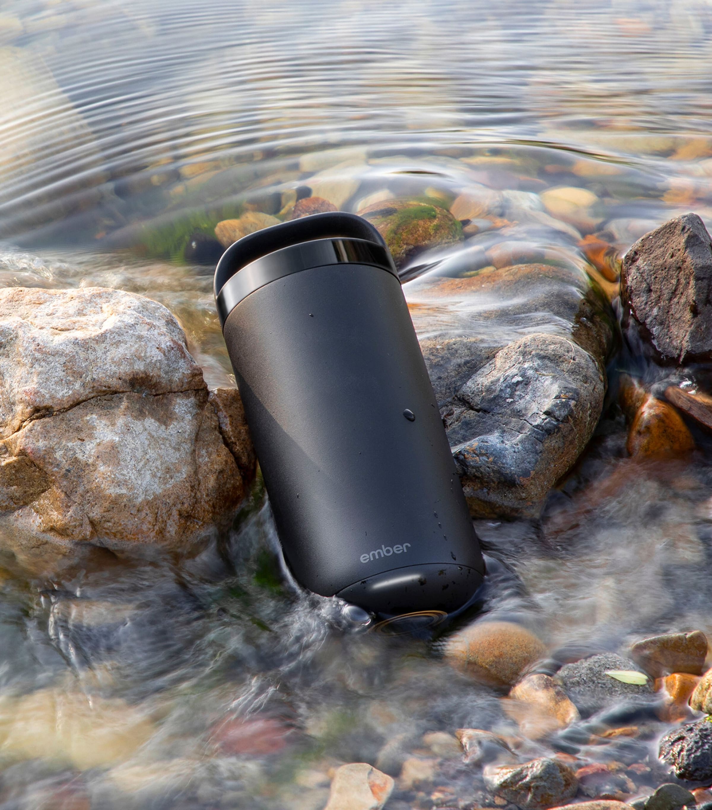 Smart Travel Mug (355ml) BLACK Image 4