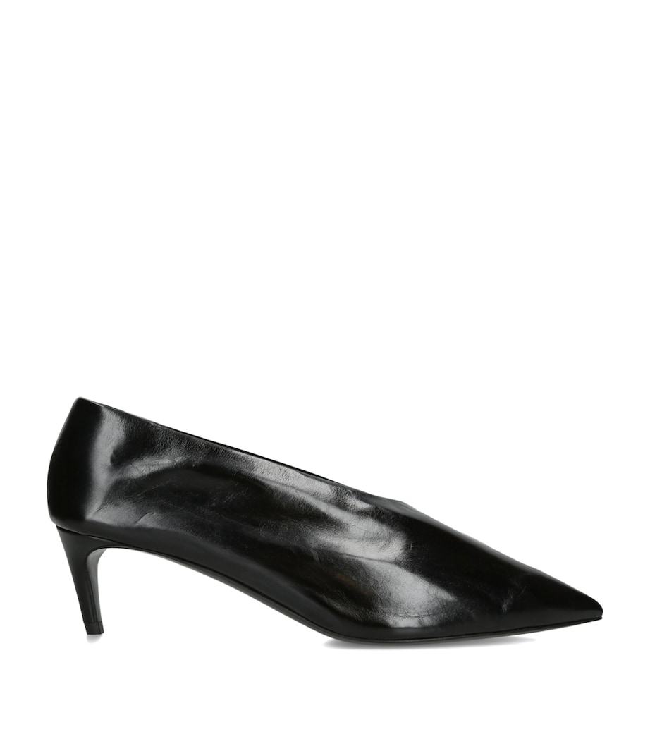 Khaite Leather Miriam Pumps 50 Black Image 1