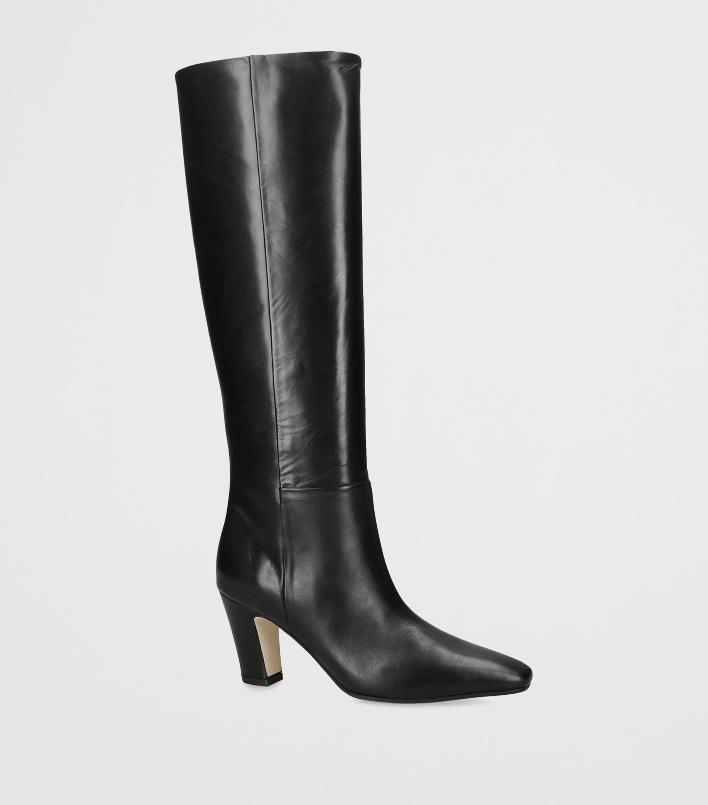 aeyde Leather Silva Knee-High Boots 75 Black Image 2