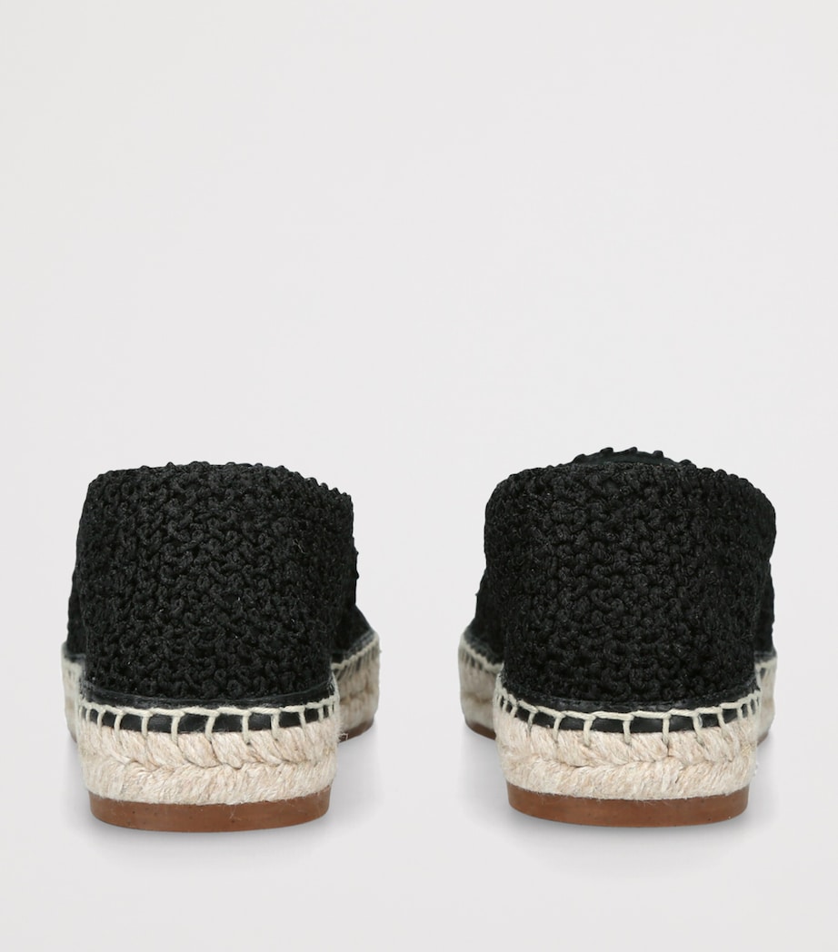 Crochet Isla Espadrilles BLACK Image 2