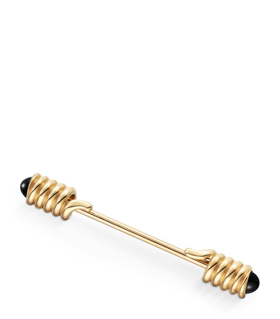 Yellow Gold Tie Pin YELLOW GOLD Image 1