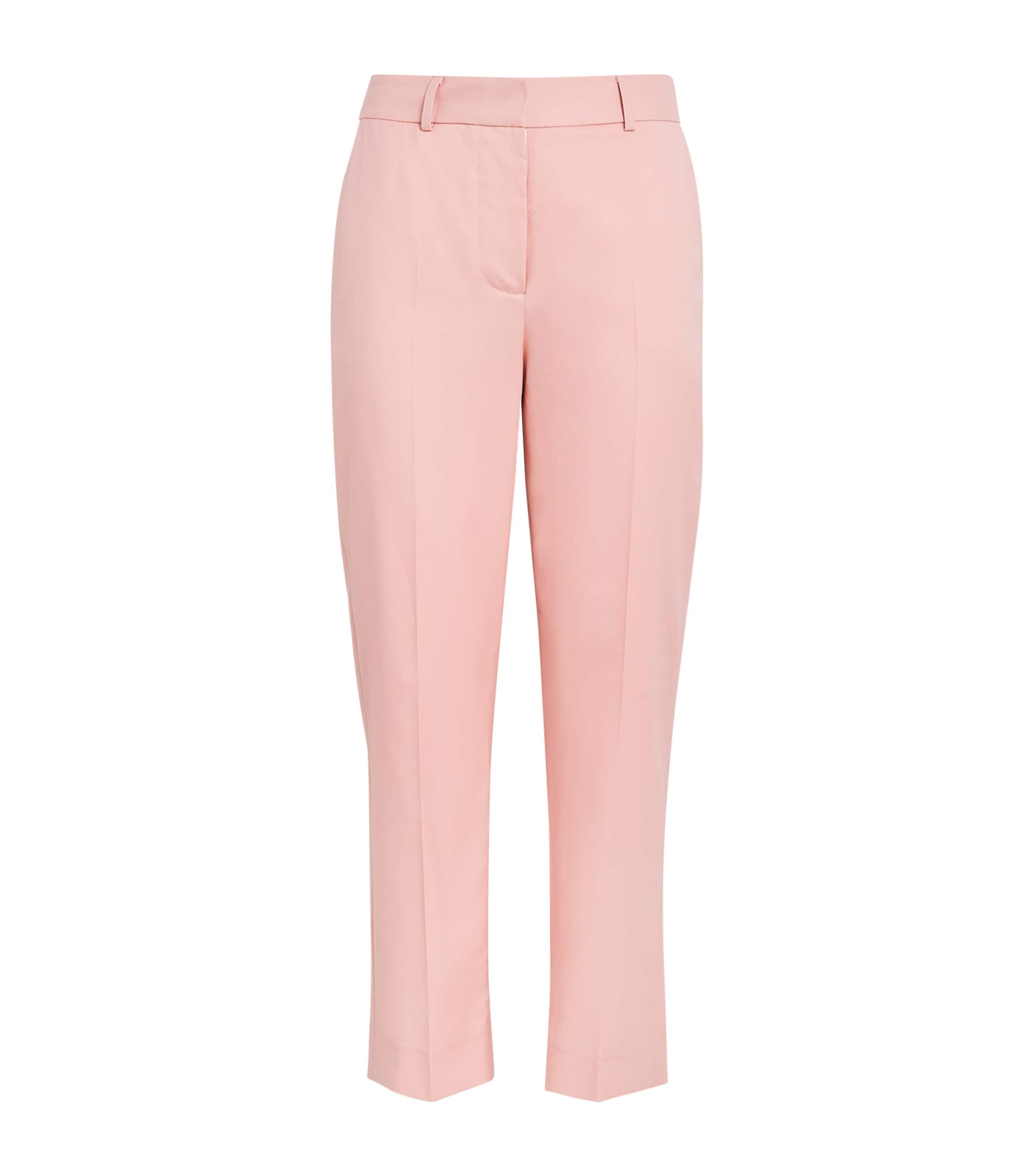 Laura Pitharas Silk Geometric Wide-leg Trousers