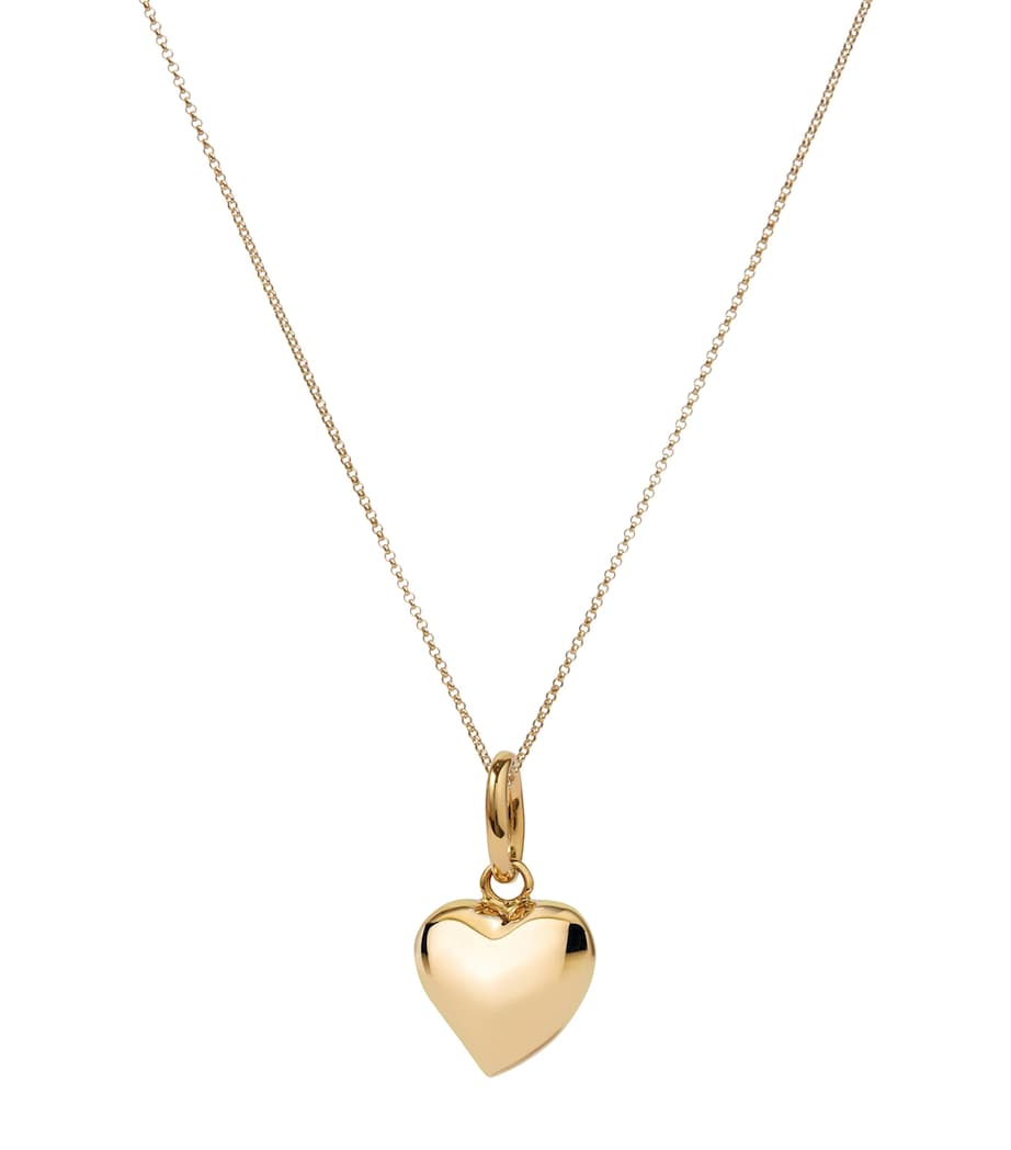 Yellow Gold Heart Charm YELLOW GOLD Image 2