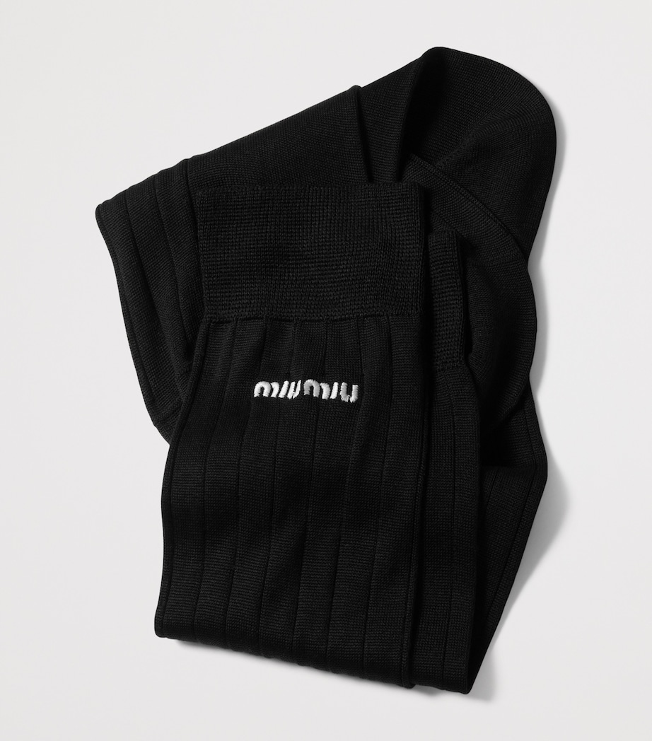Silk-Blend Logo Socks F0002 Image 2