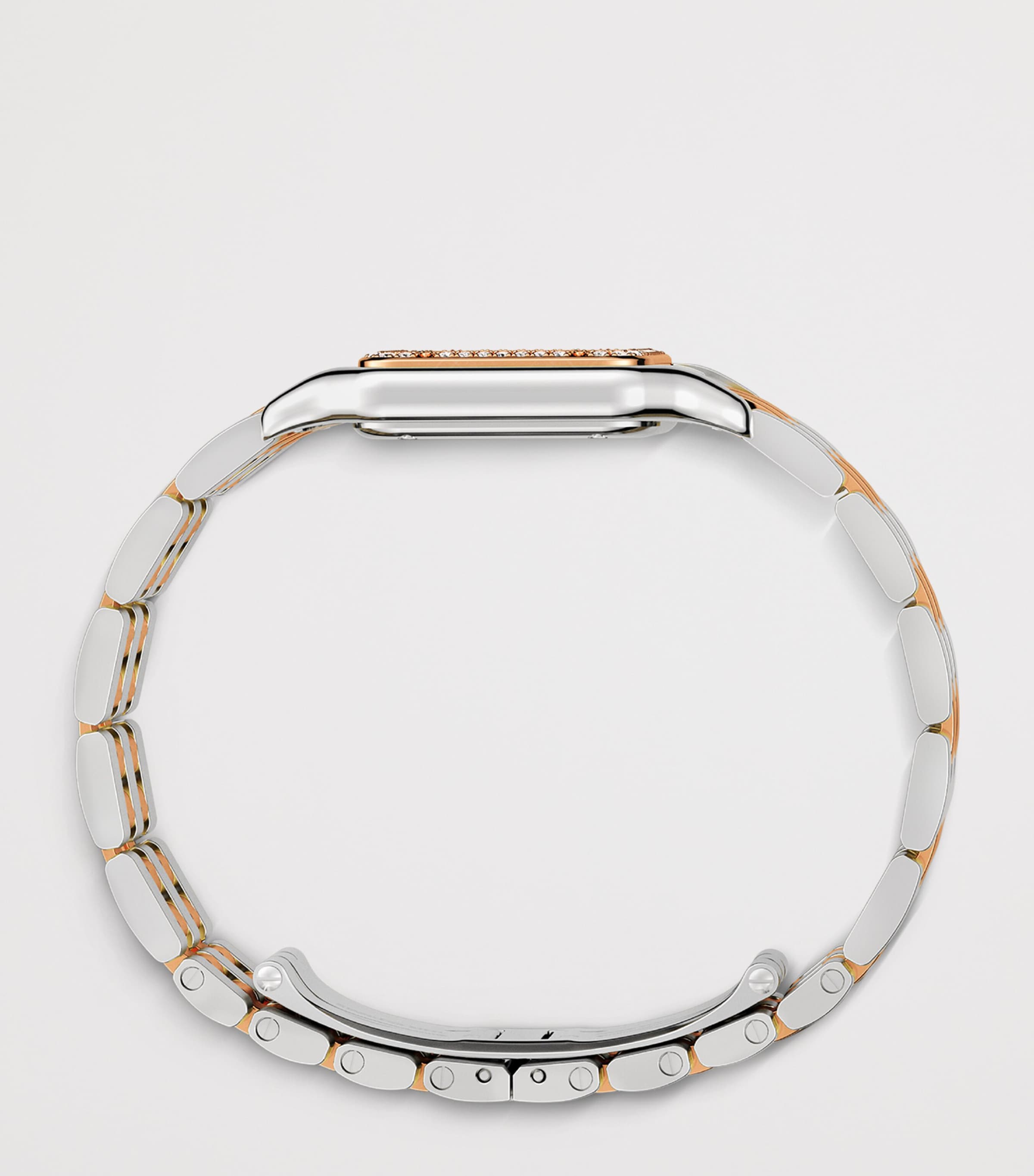 Medium Rose Gold and Diamond Panthère de Cartier Watch 27mm SILVER Image 5