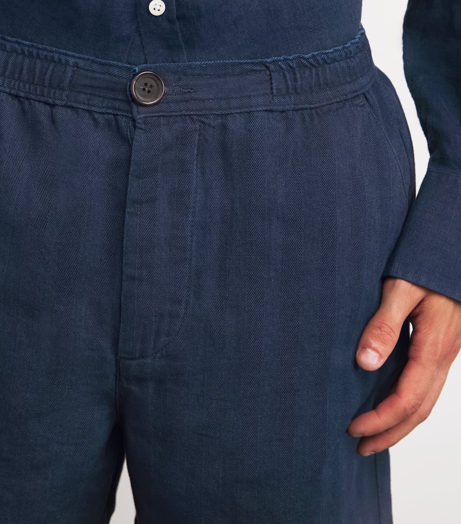 Cotton Twill Shorts INDIGO BLUE Image 6