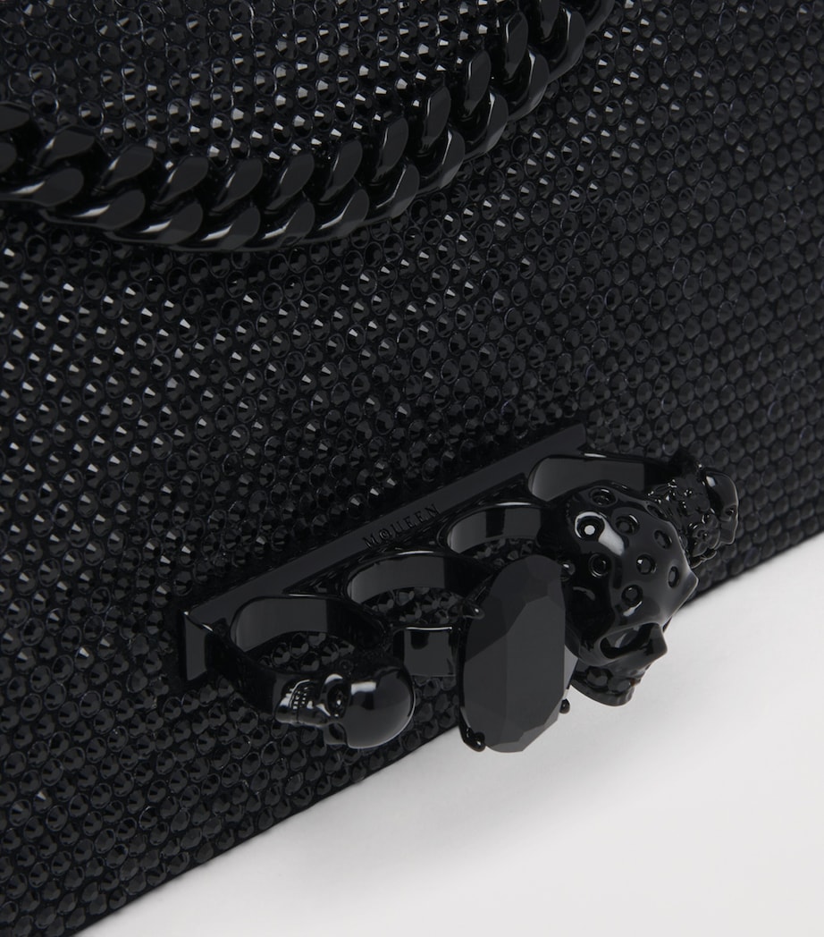 McQueen Leather Jewelled Top-Handle Bag Image 6