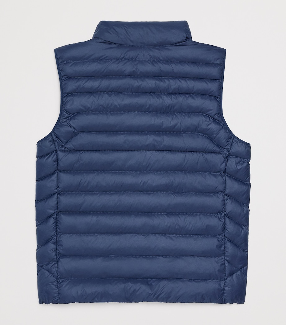 Quilted Polo Pony Gilet (2-7 Years) NEWPORT NAVY Image 2