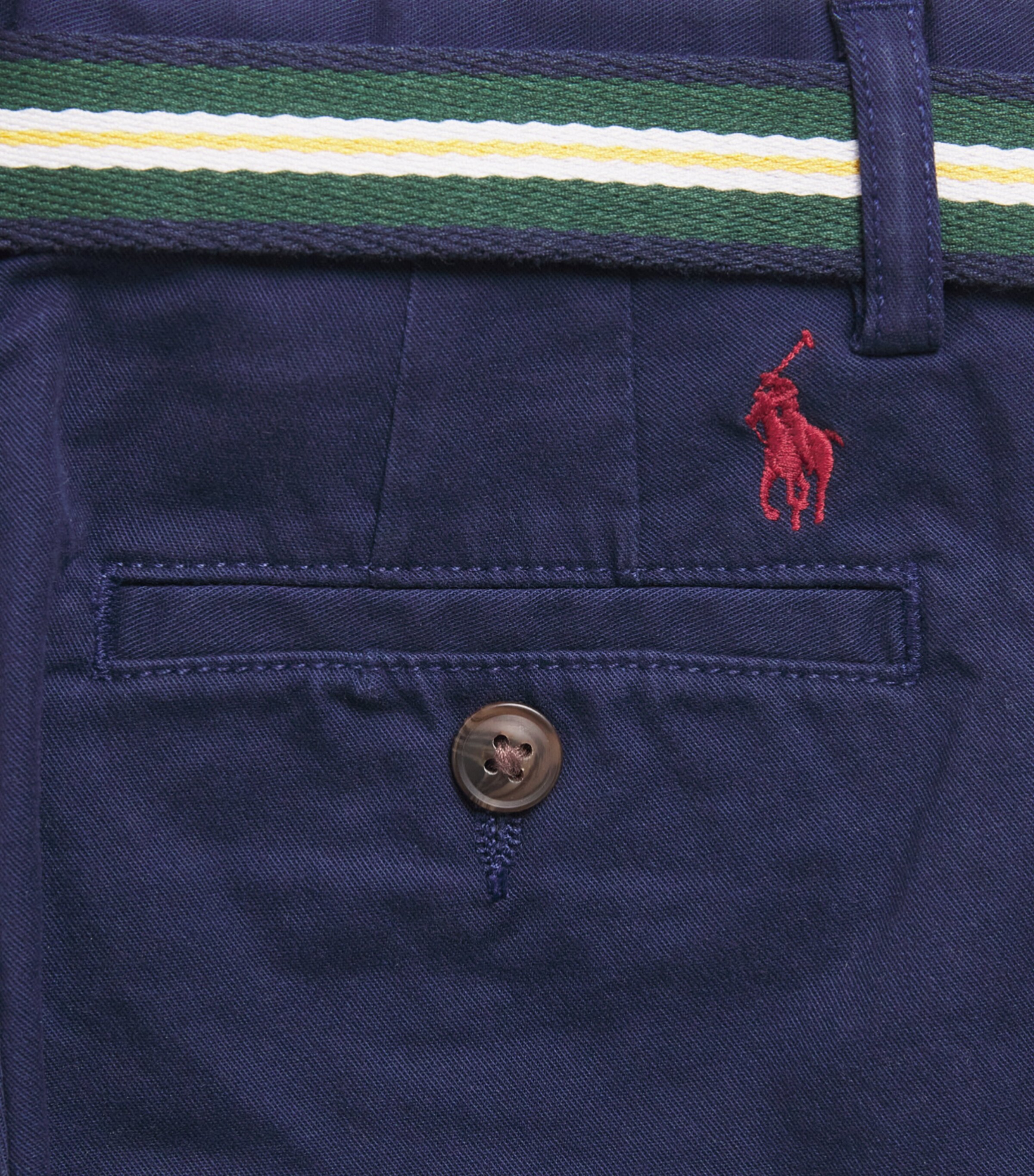 Ralph Lauren Kids Cotton Bedford Shorts (7-14 Years) Newport Navy Image 3