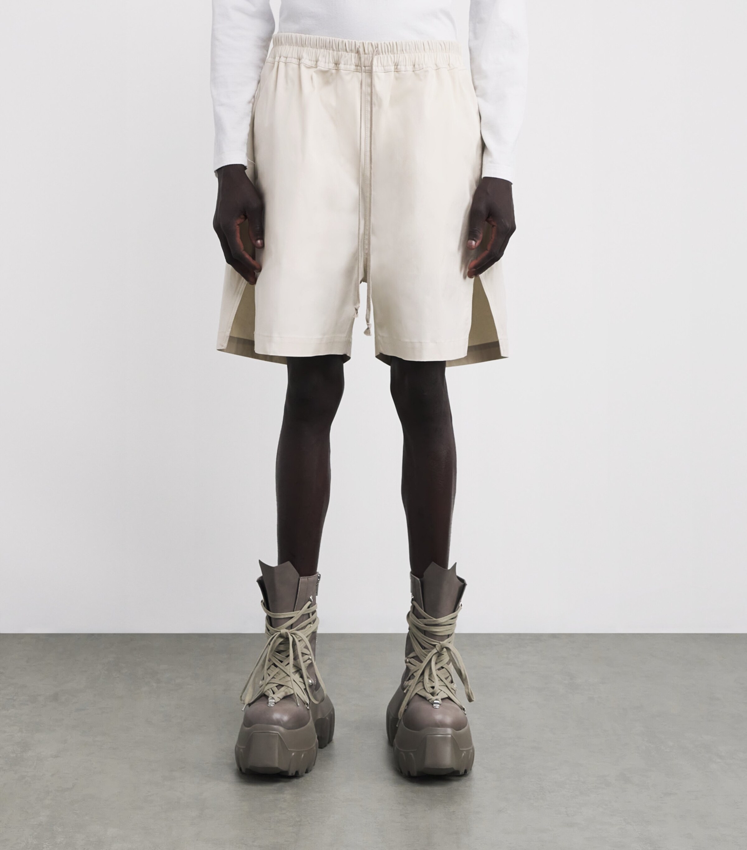 Stretch-Cotton Drawstring Shorts 41/DINGE Image 2