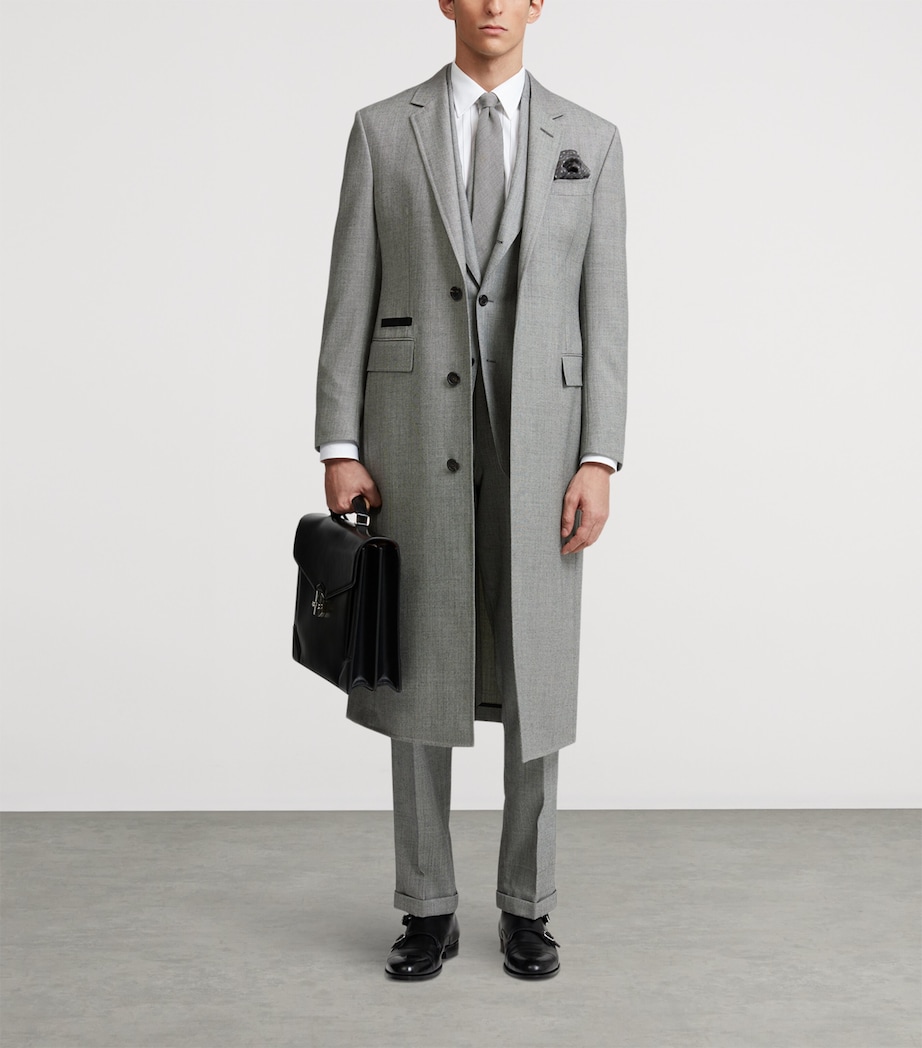 Calfskin Eltham Lock Document Case 001BLACK Image 4