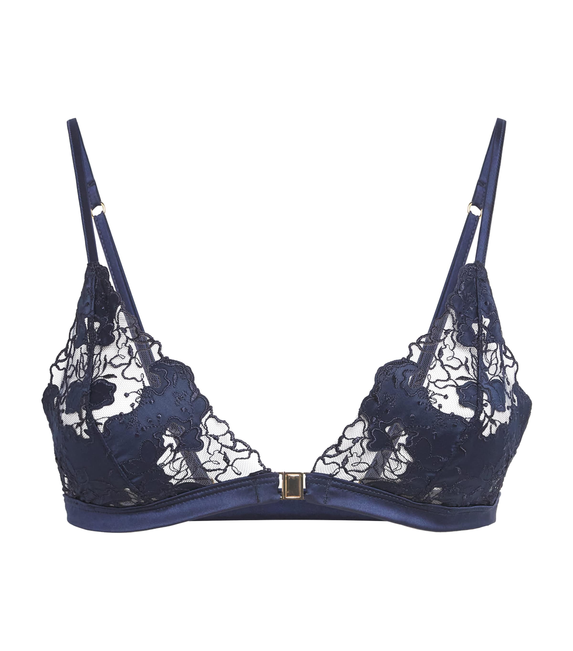 Coco De Mer Arella Soft-cup Bra In Blue