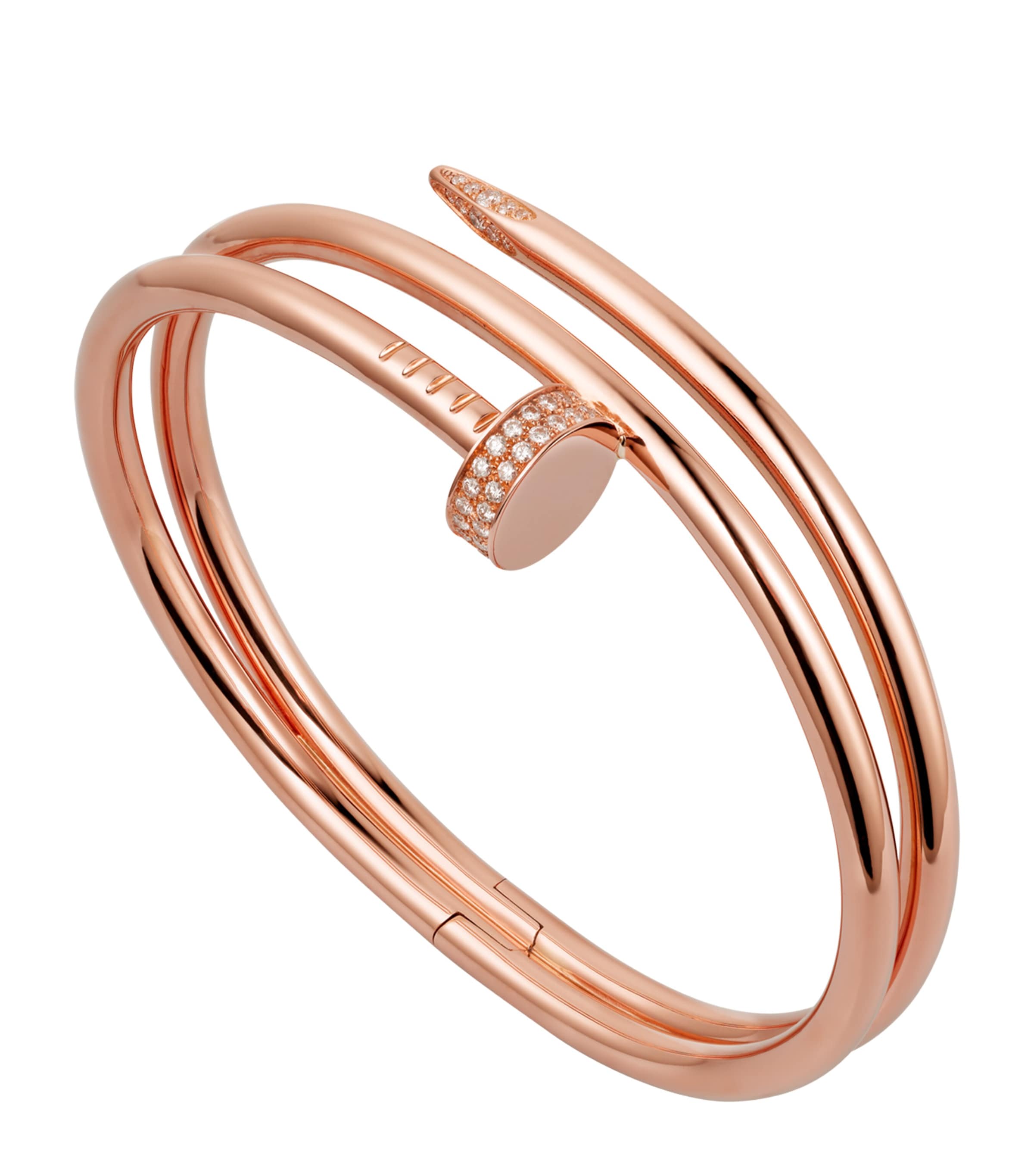 Rose Gold and Diamond Juste un Clou Bangle ROSE GOLD Image 1