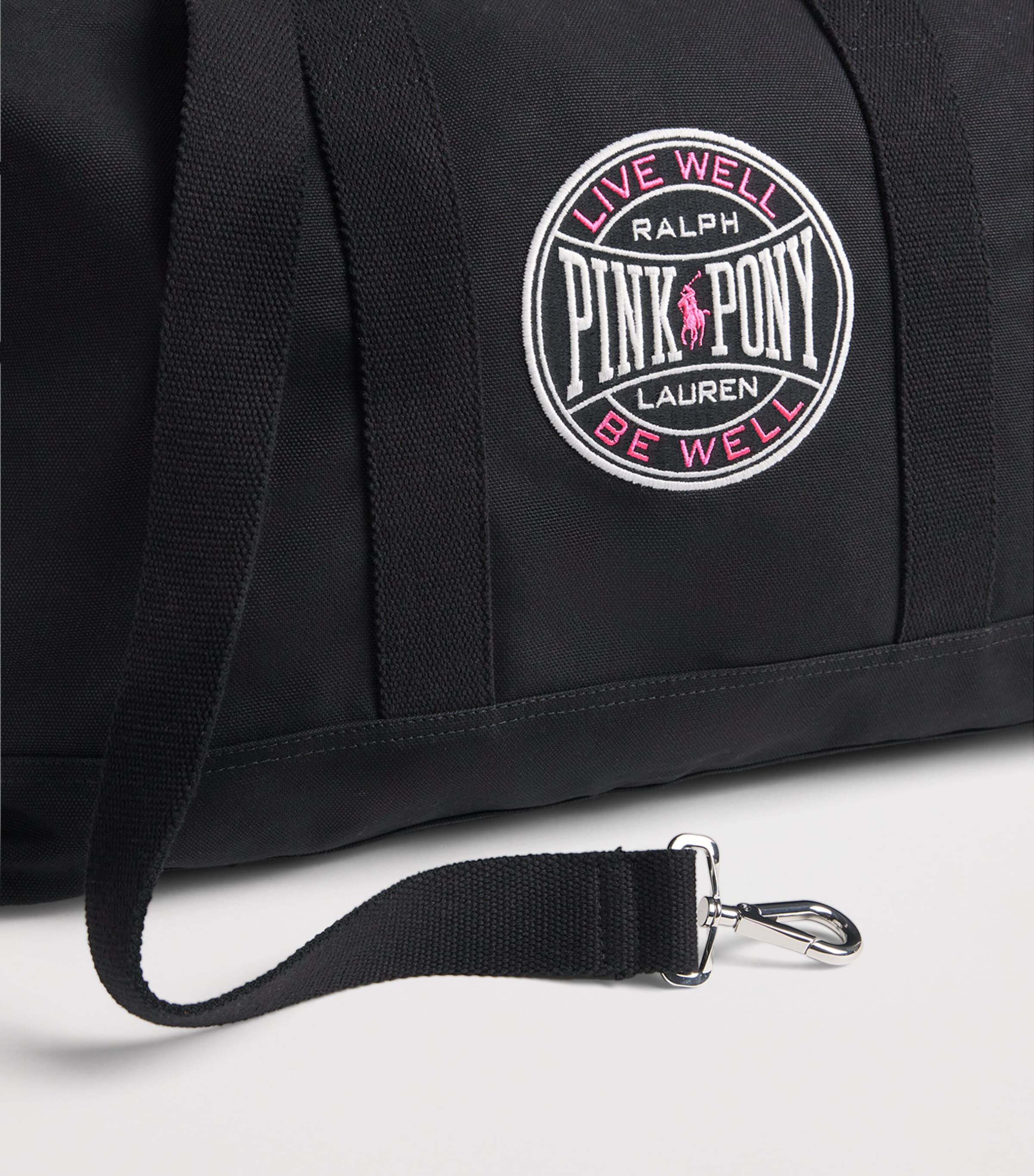 Cotton Pink Pony Duffle Bag BLACK Image 6