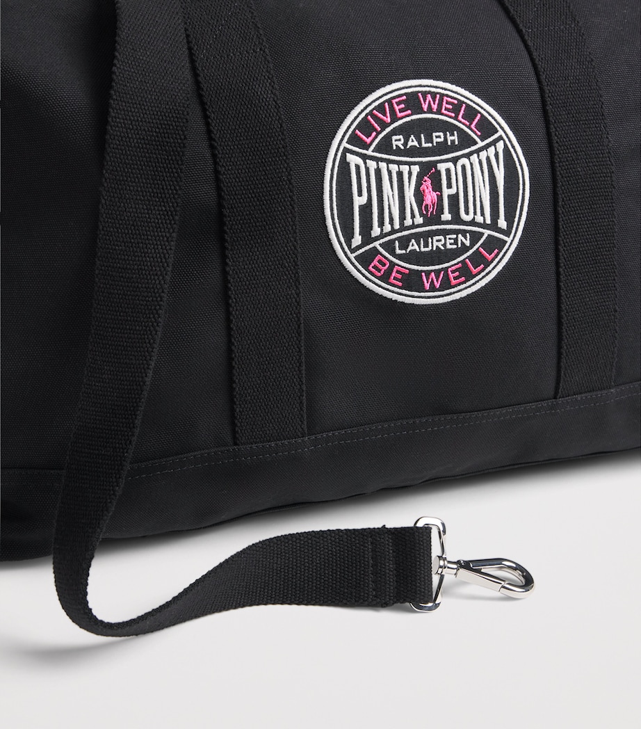 Cotton Pink Pony Duffle Bag BLACK Image 6