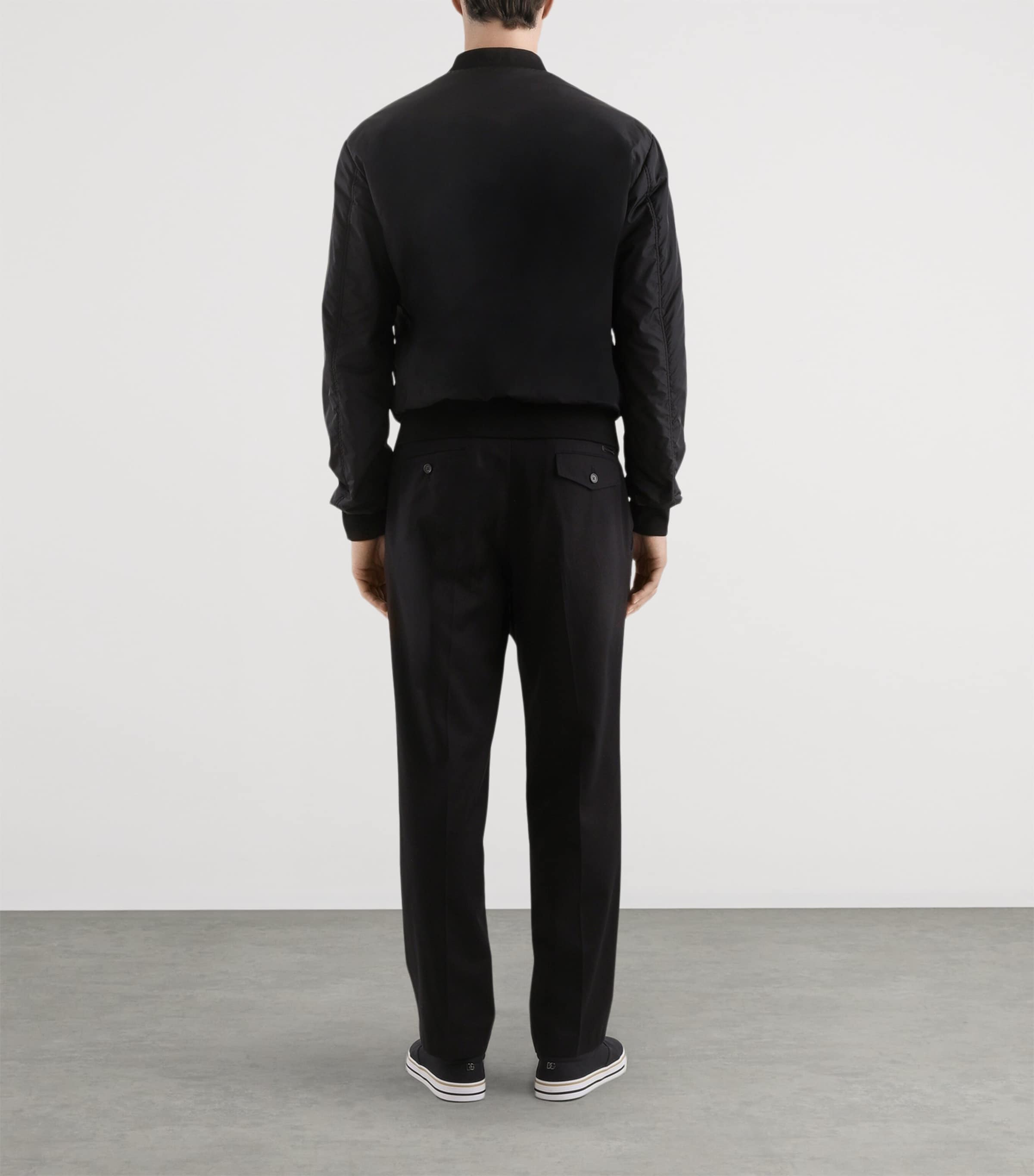 Cotton Embroidered Logo T-Shirt N0000-BLACK Image 5