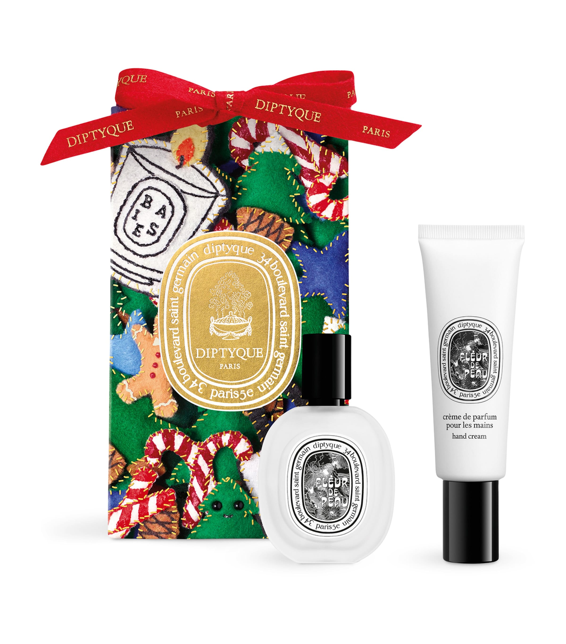 Diptyque Fleur De Peau Surprise Gift Set In White