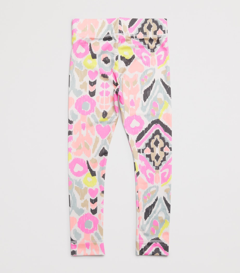 Ikat Print Leggings (2-6 Years) PINK Image 2