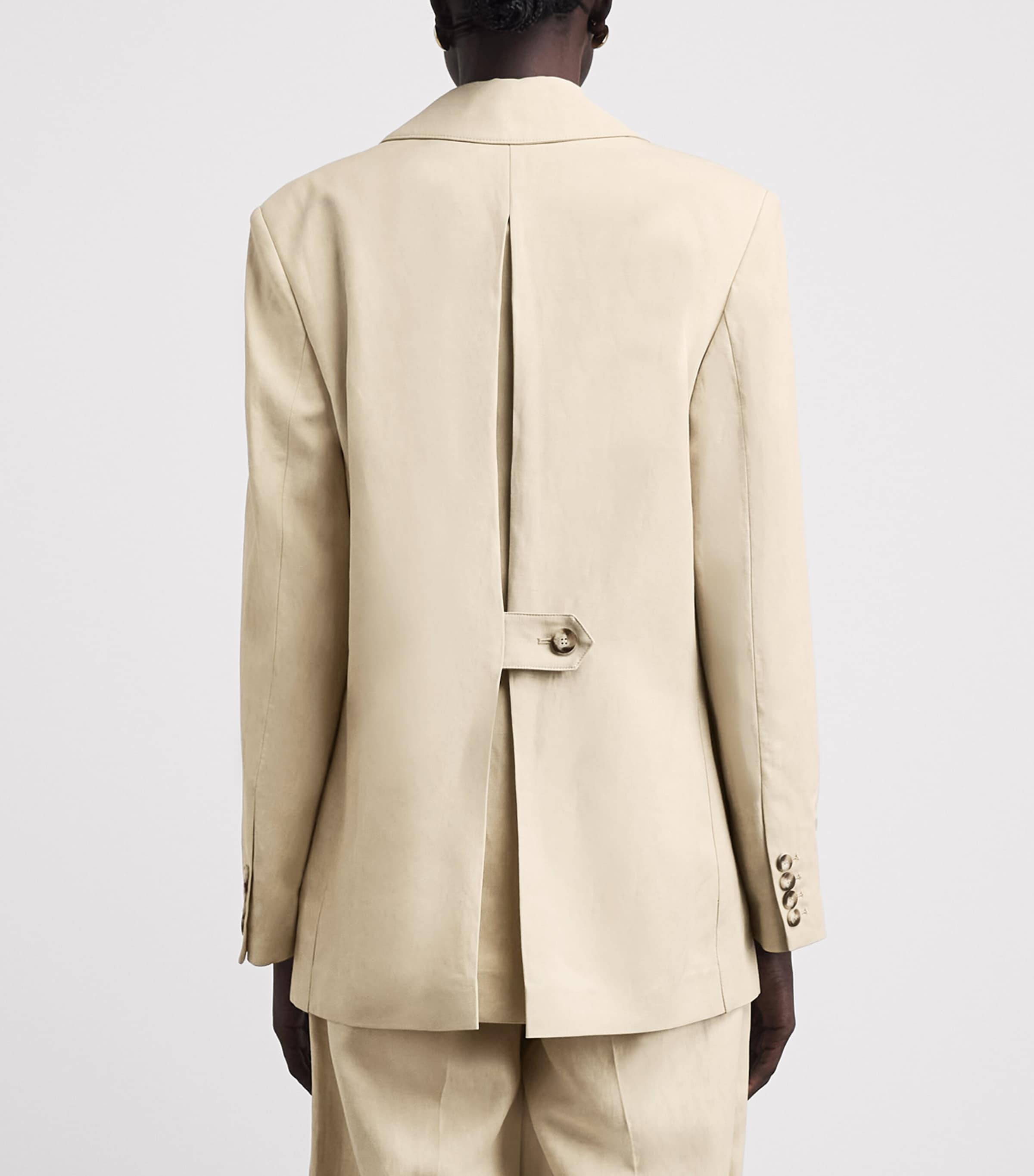Single-Button Rochd Blazer POWDER Image 5