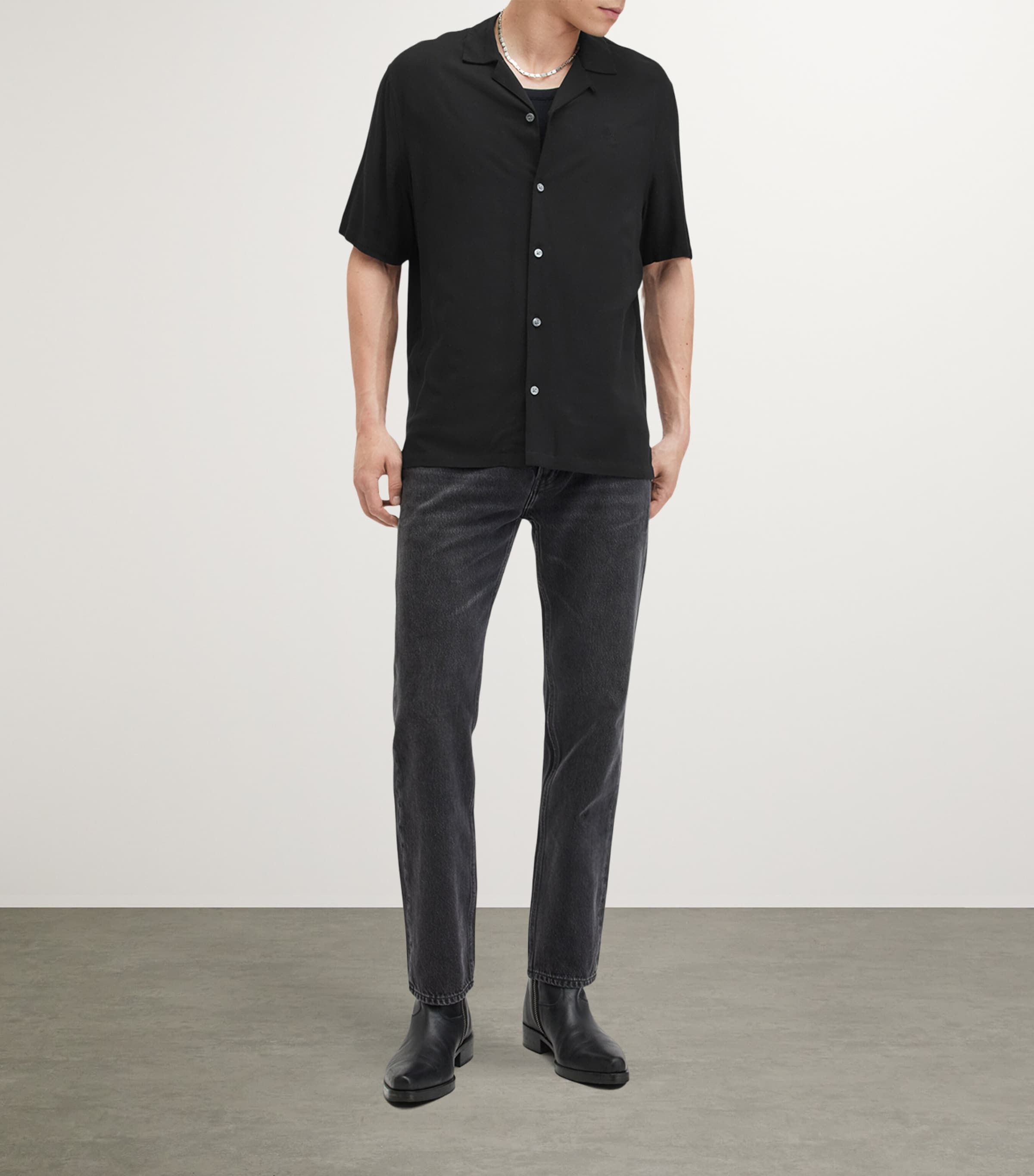 AllSaints Short-Sleeve Venice Shirt | Harrods UK