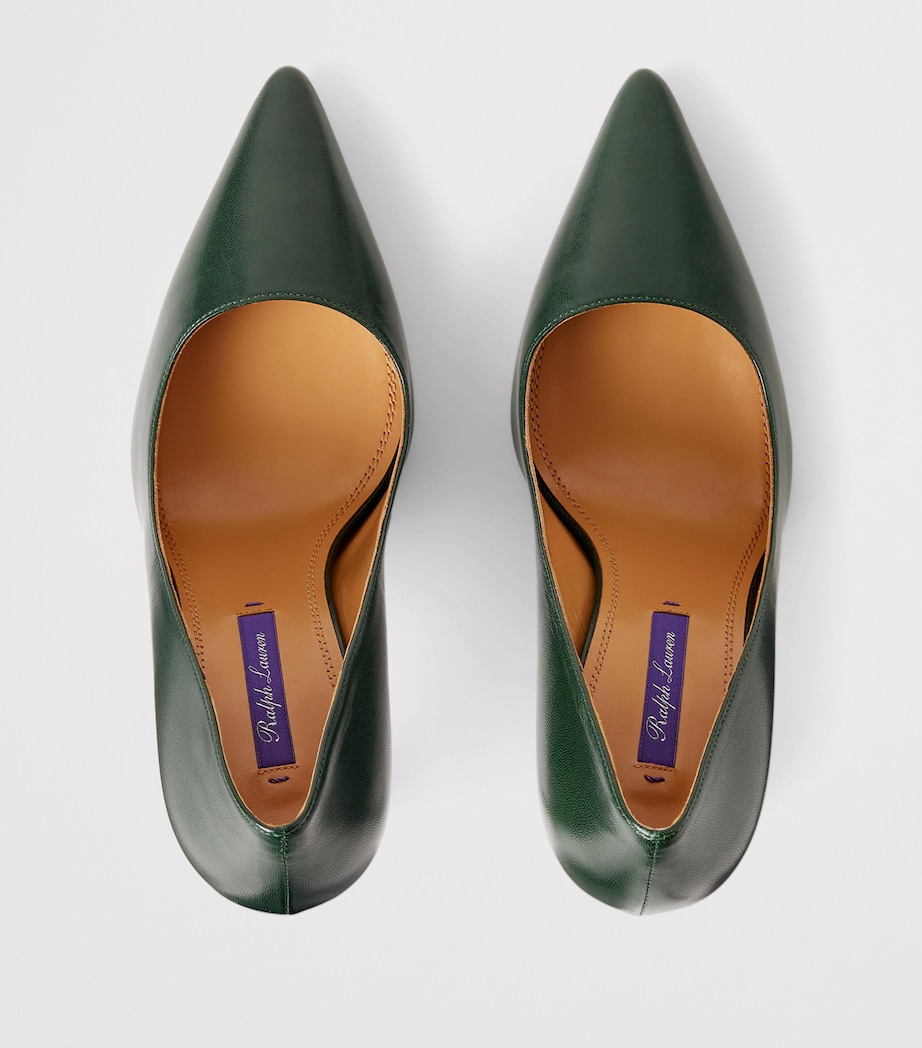 Goatskin Tenney Pumps 95 DARK RACING GREEN Image 3