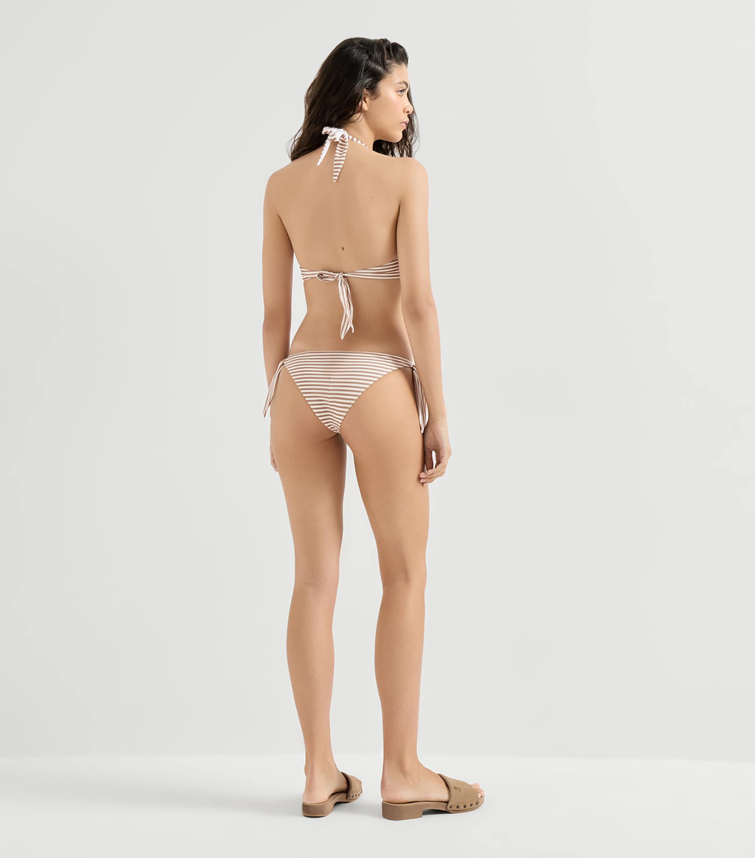 Brunello Cucinelli Womens Side-Tie Bikini Bottoms Image 4