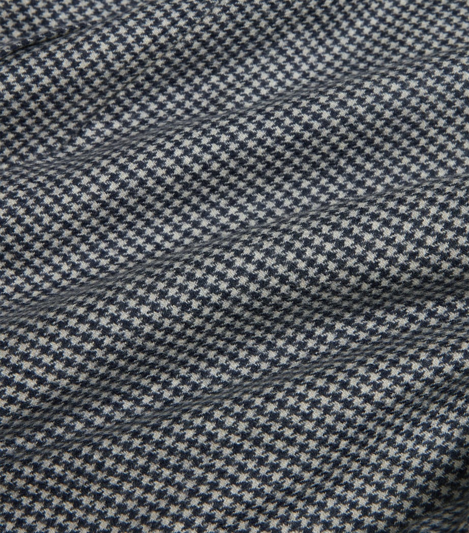 Cashmere Belted Balmacaan Overcoat 410NAVY Image 6