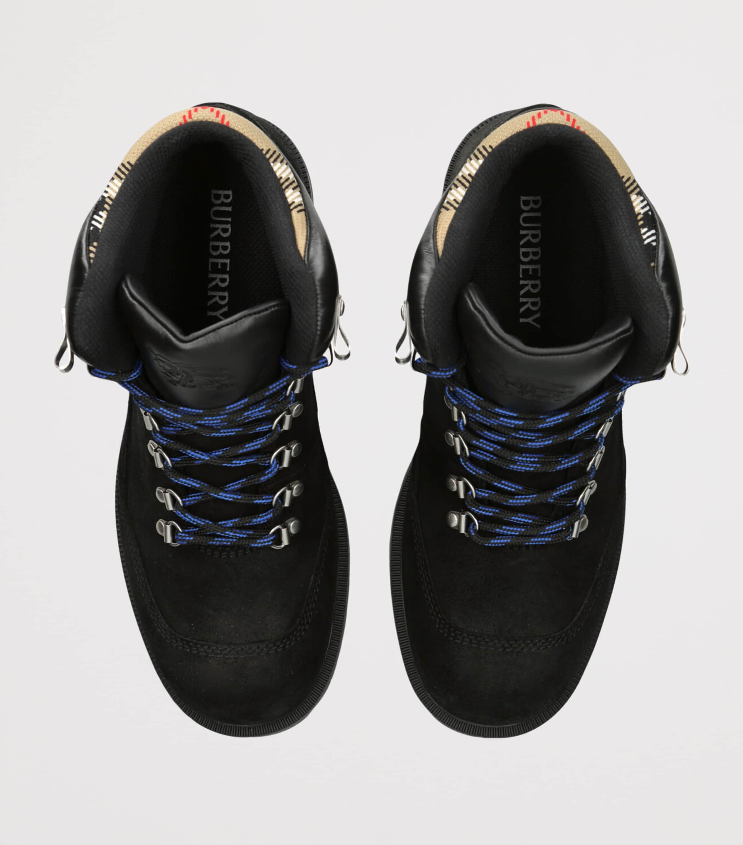 Suede Moor Hiking Boots BLACK Image 4