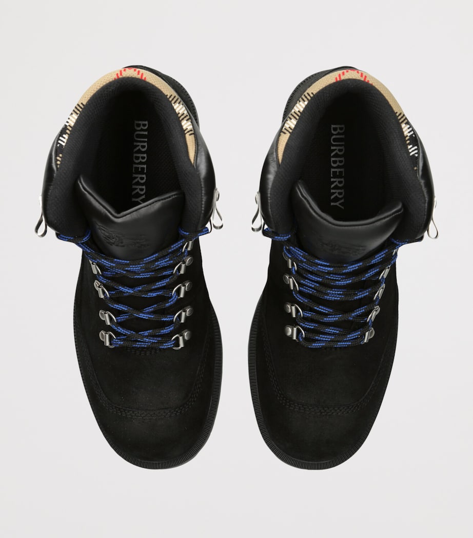 Suede Moor Hiking Boots BLACK Image 4