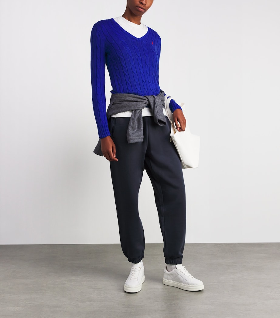 Cable-Knit Kimberley Sweater BLUE Image 2