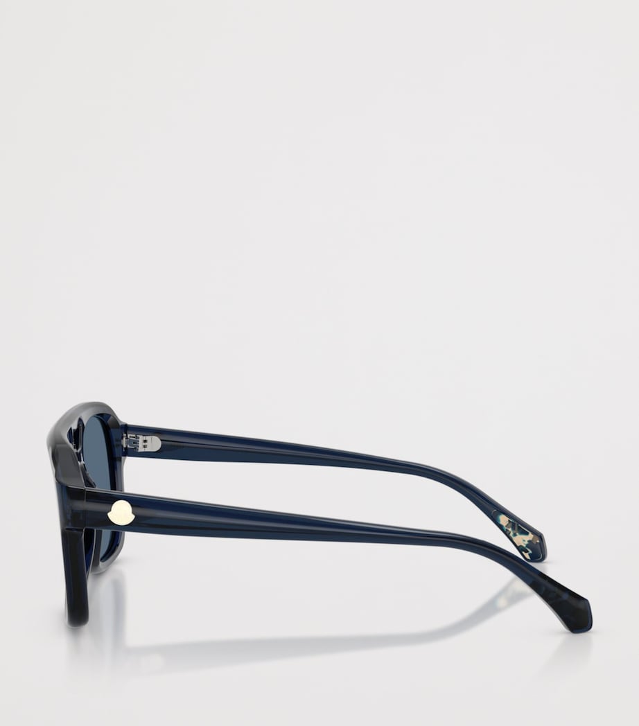Moncler Vantos Pillow Sunglasses Blue Image 3