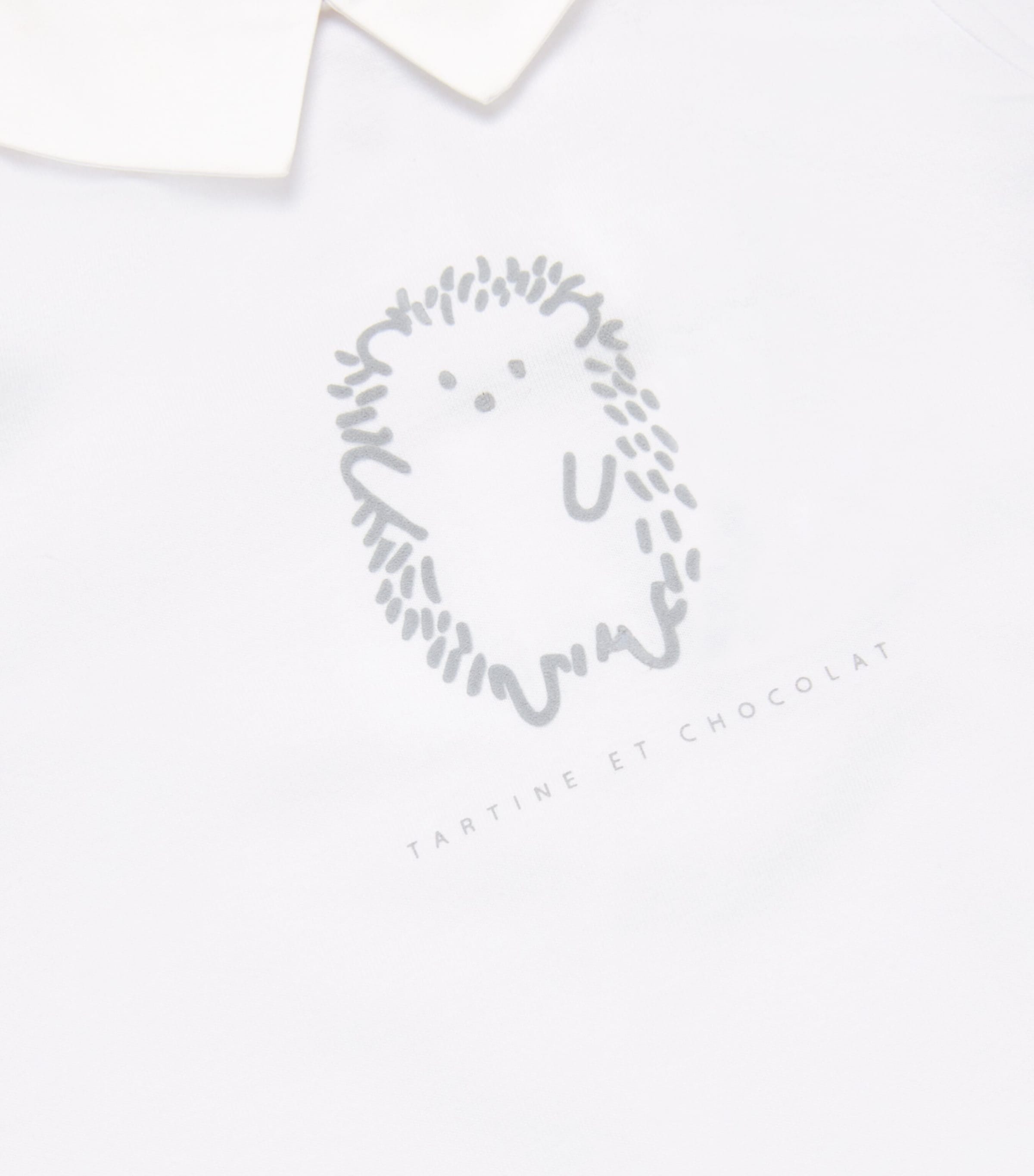 Cotton Hedgehog All-In-One (Newborn-24 Months) 1BLANC Image 3