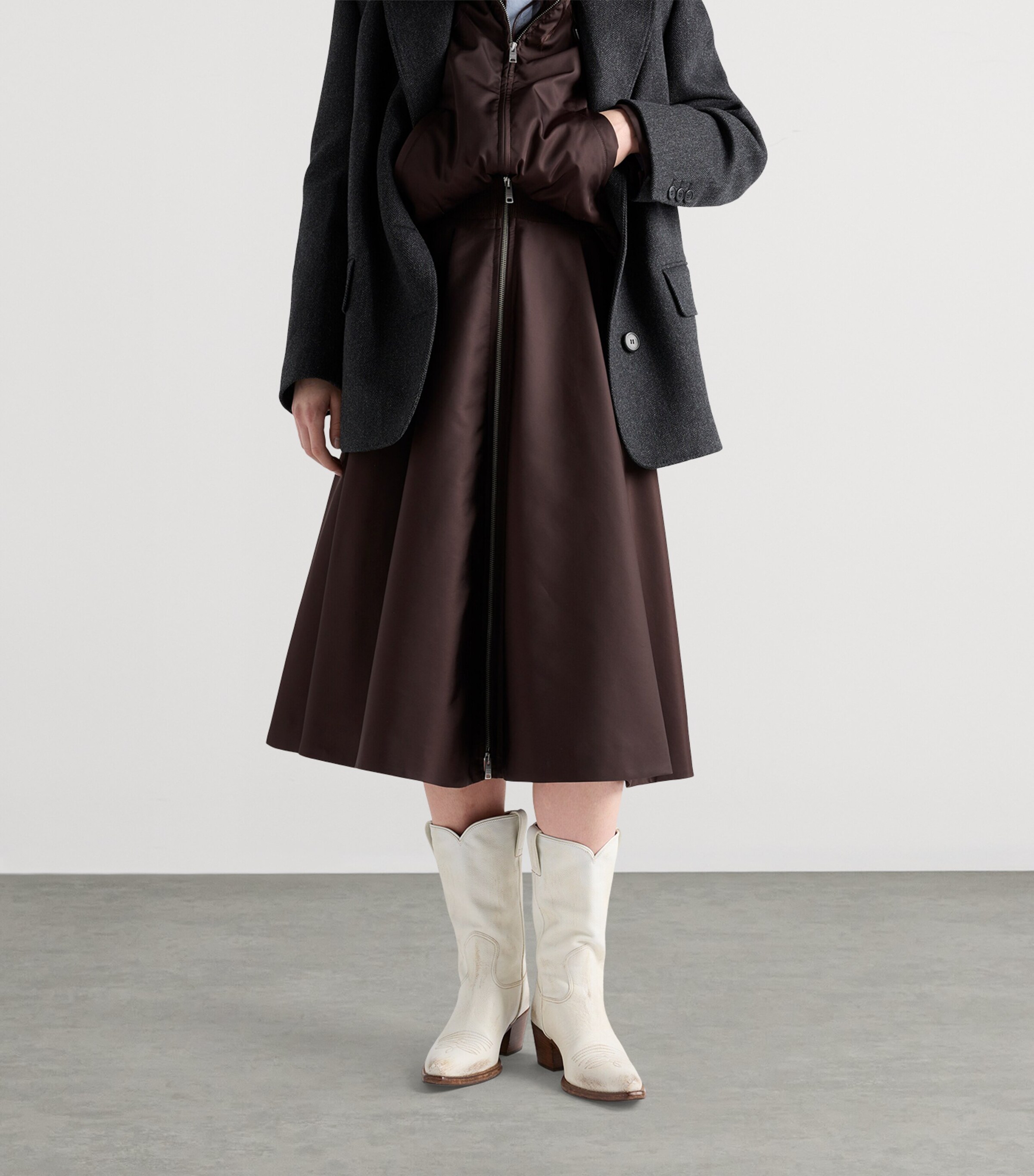 Re-Nylon Circle Skirt F0003 Image 3