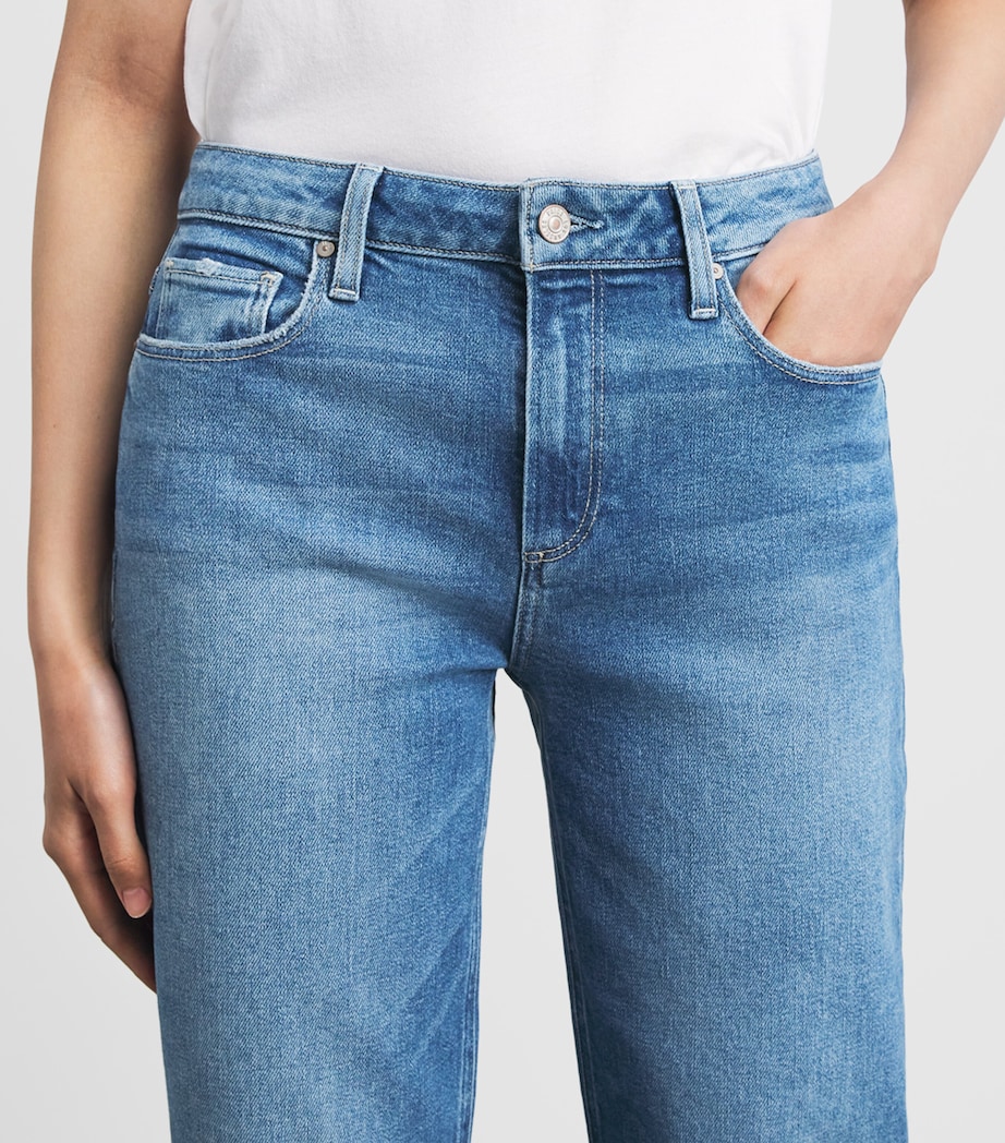 PAIGE Womens Mason Ankle Mid-Rise Straight Jeans Eames Image 3