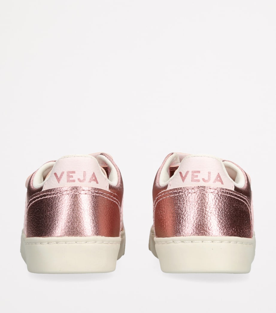 Metallic Leather V-12 Sneakers PINK COMB Image 2