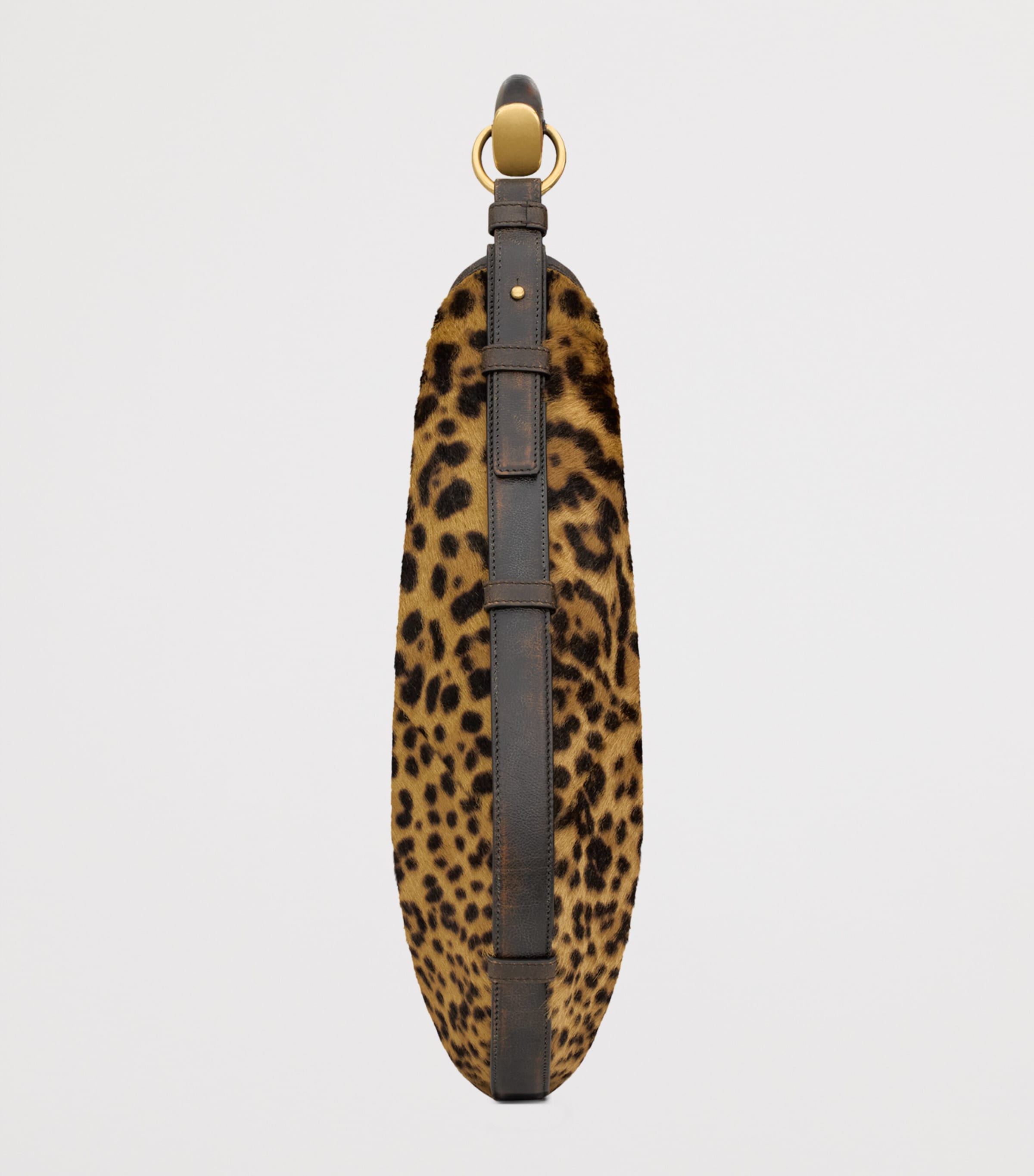 Saint Laurent Medium Leopard Print Mombasa Shoulder Bag Image 3