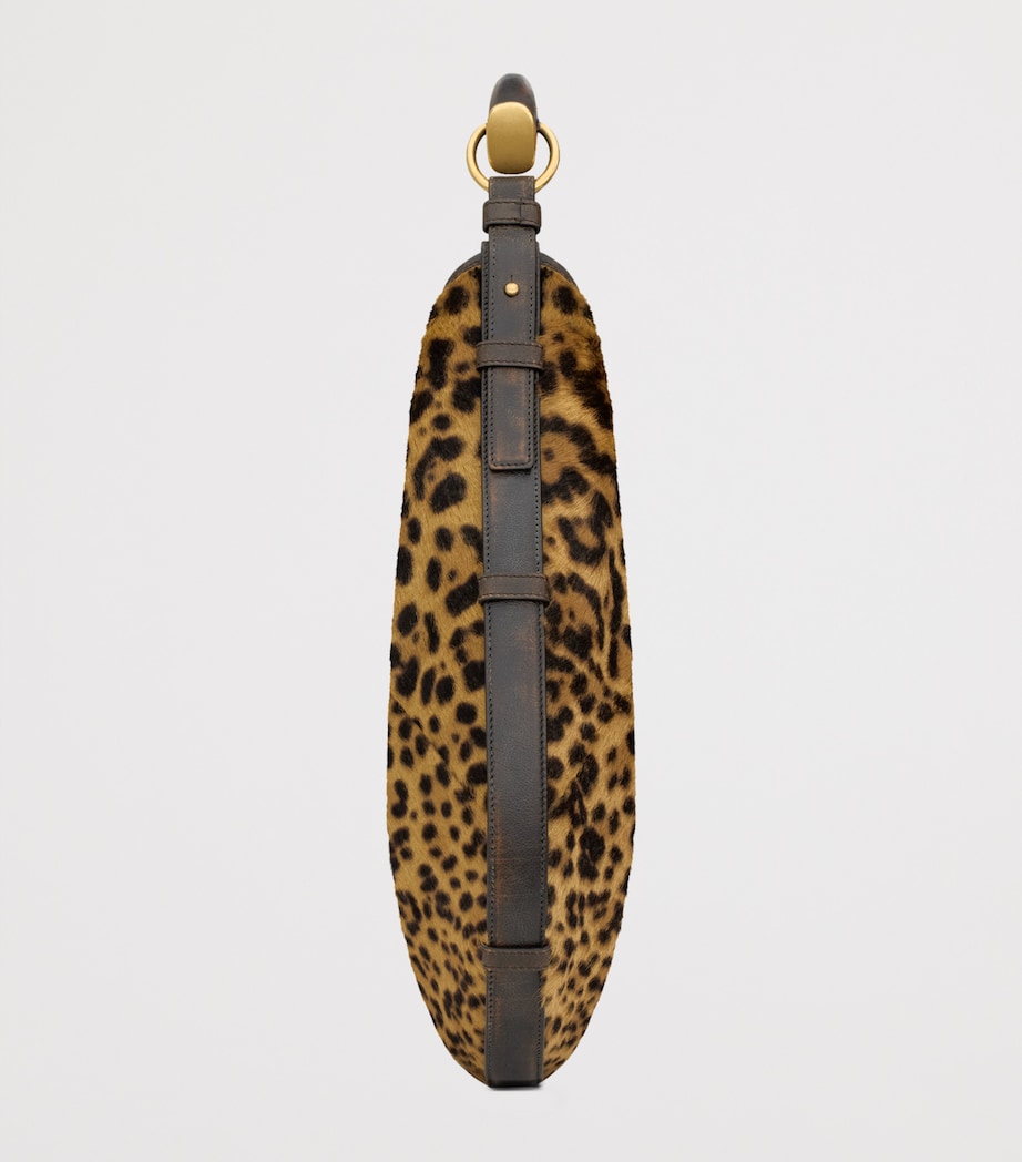 Saint Laurent Medium Leopard Print Mombasa Shoulder Bag Image 3