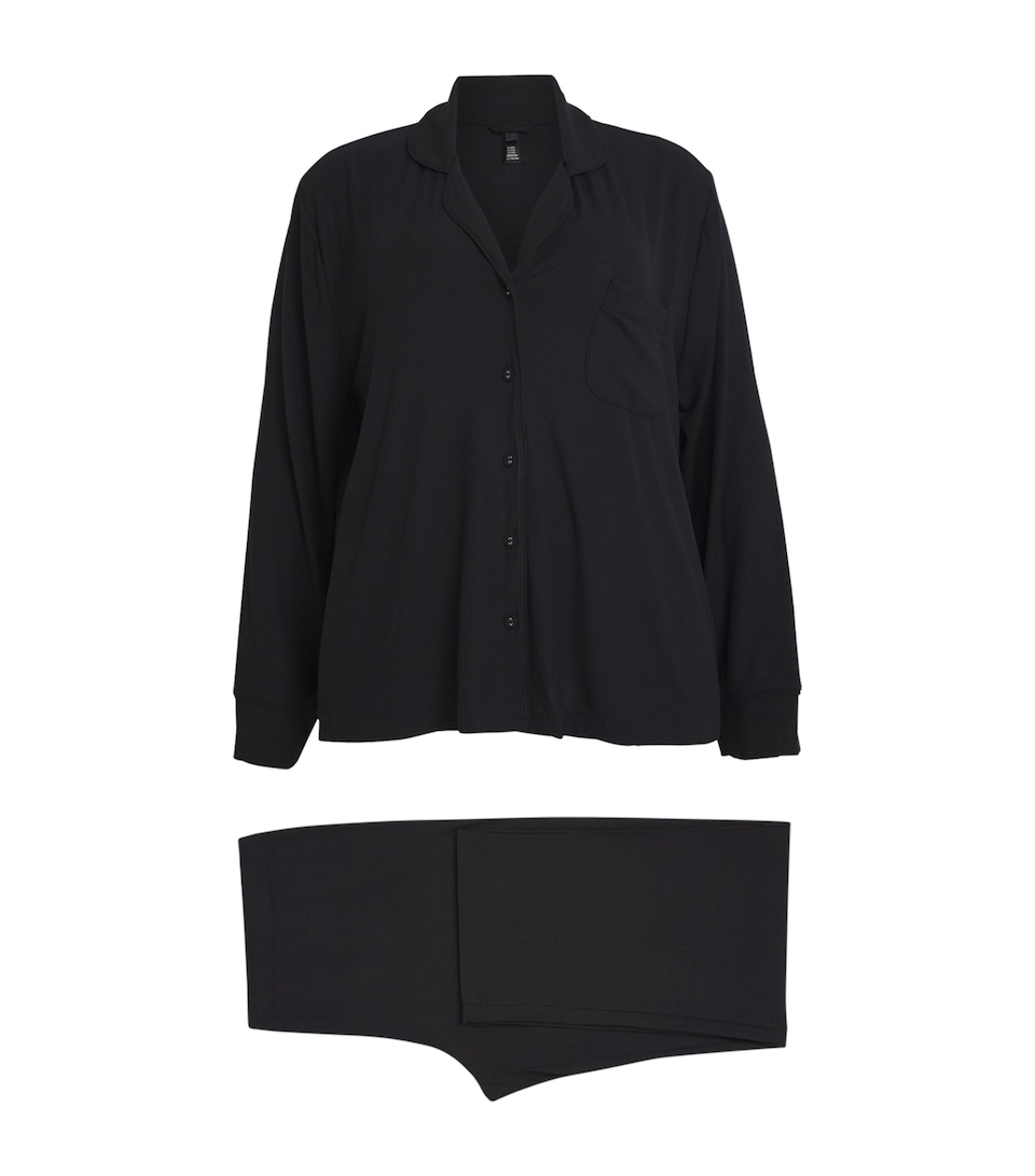 Skims Set Ribbed Womens Skims Pyjamas | Harrods UK