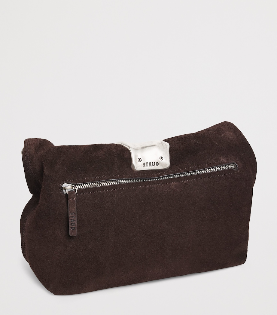 Suede Cuff Clutch Bag ESPR ESPRESSO Image 3