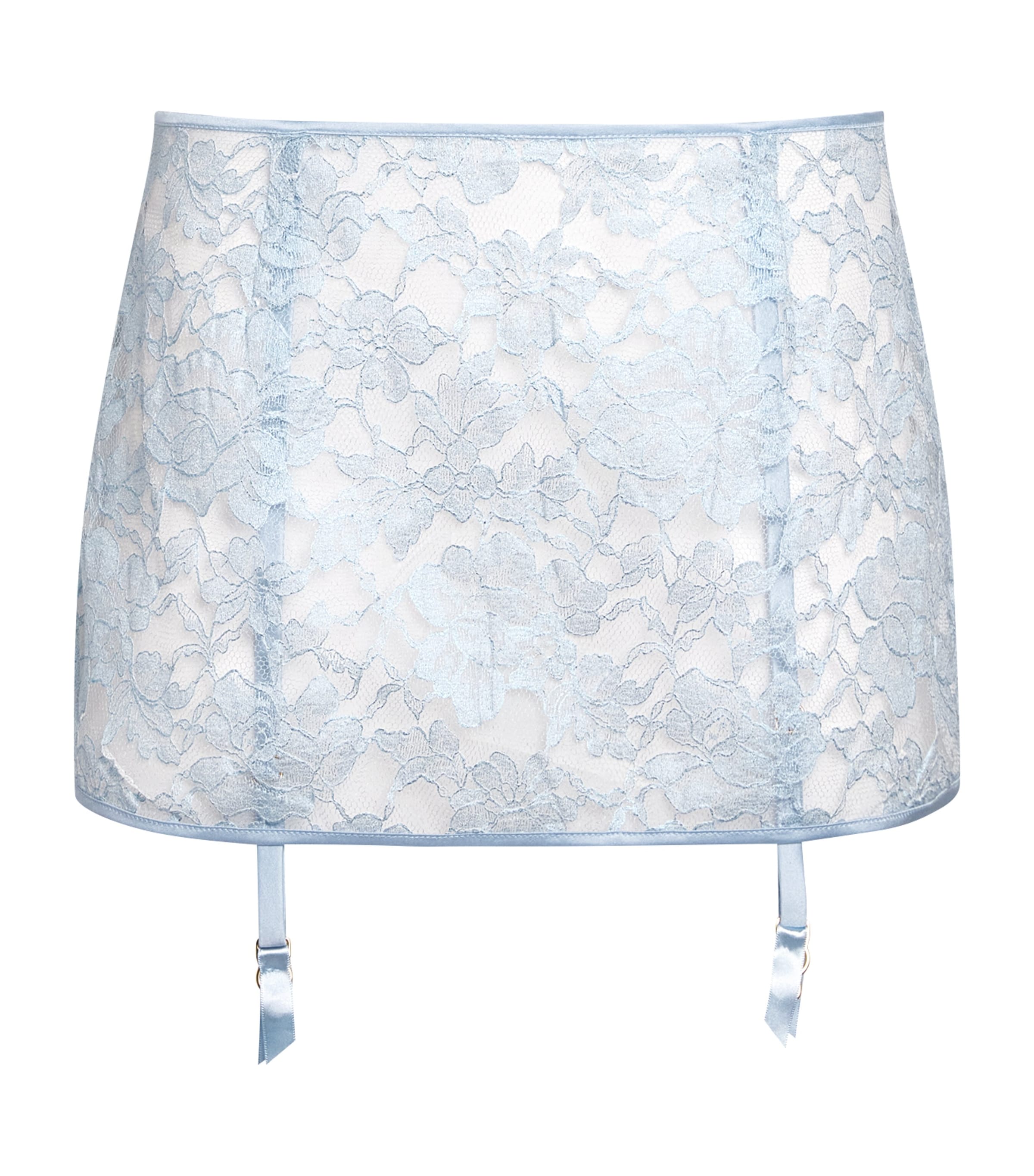 Kiki de Montparnasse Womens Lace Antoinette Garter Belt Glace Image 1