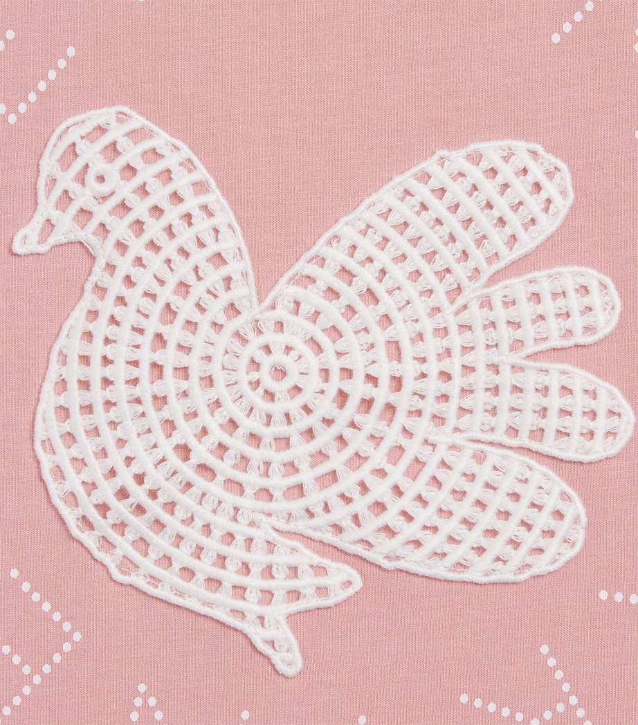 Stella McCartney Kids Cotton Dove T-Shirt (3-14 Years) Pink Image 3