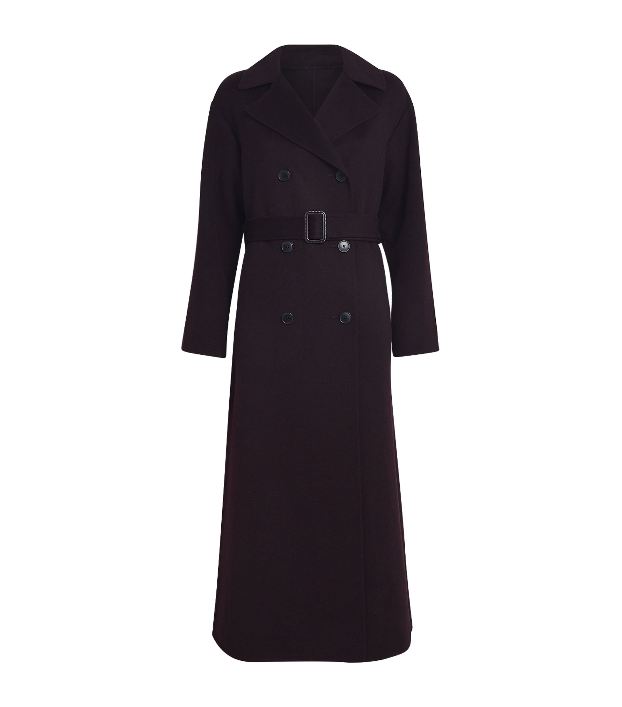 Wool-Cashmere Double-Breasted Coat B3196 Image 1