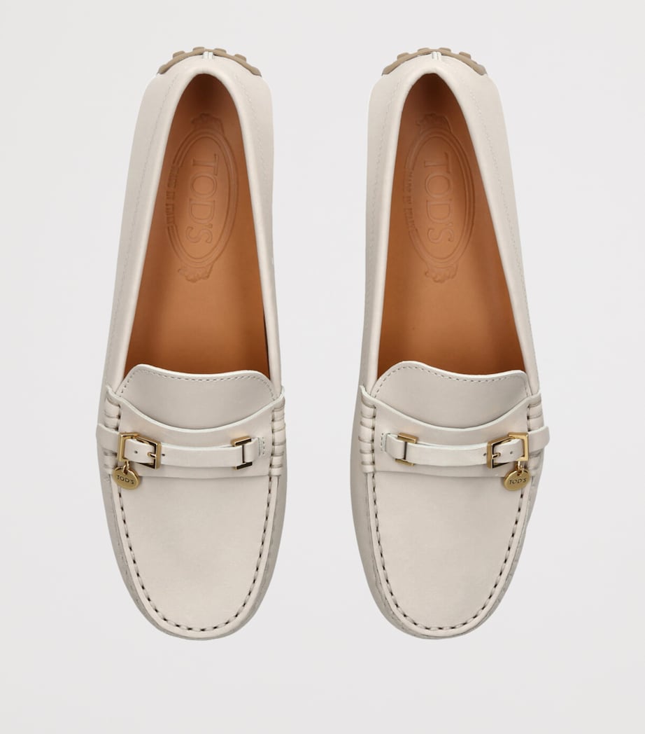 Leather City Gommino Driving Shoes CREAM Image 4