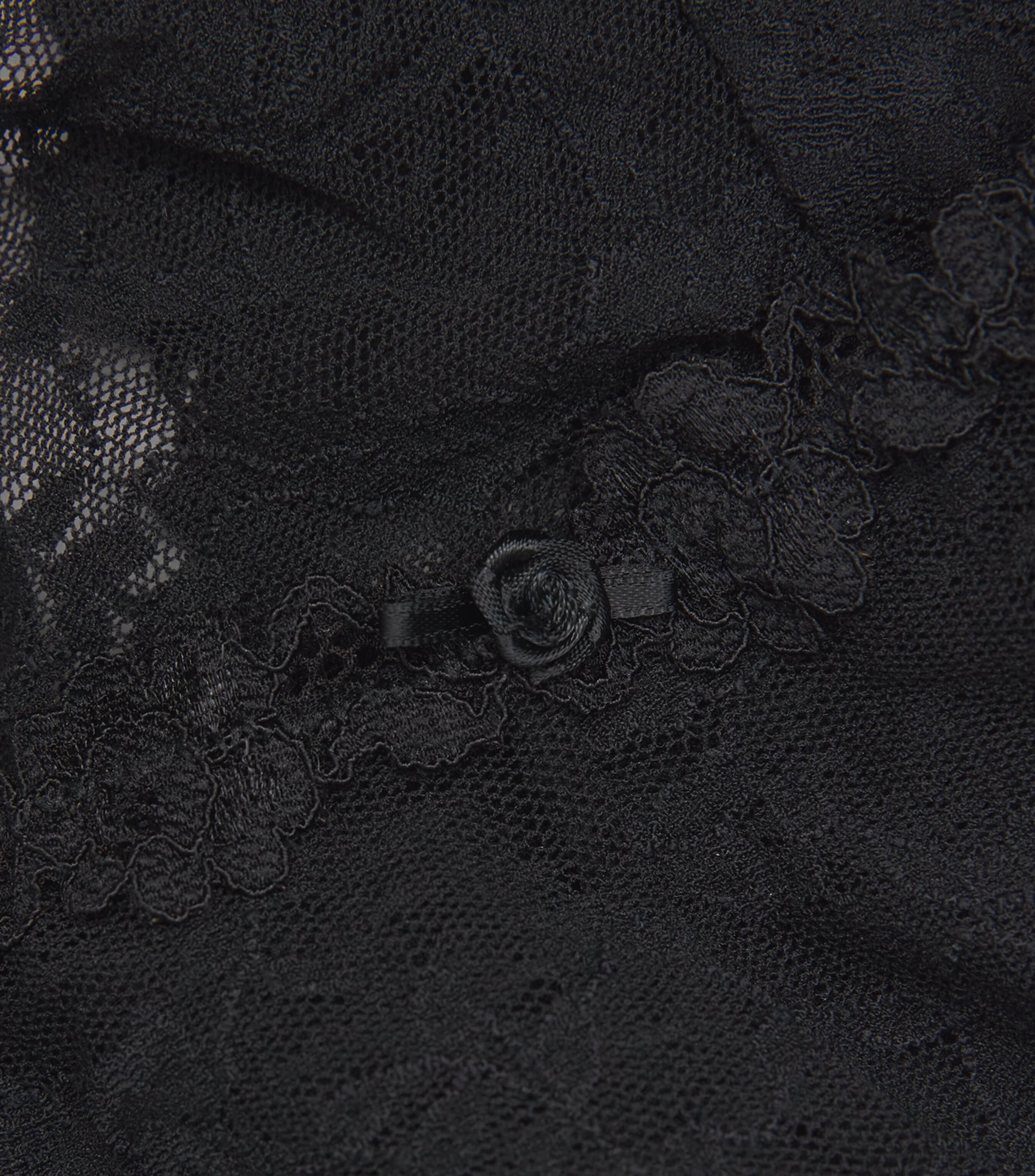 Stretch-Lace Boyshorts SOOT Image 4