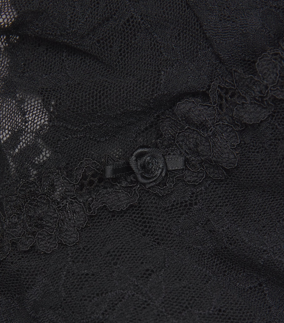 Stretch-Lace Boyshorts SOOT Image 4